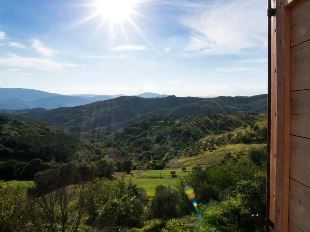 View (from property/room) in Casa La Valle, Gubbio, Frazione Santa Cristina