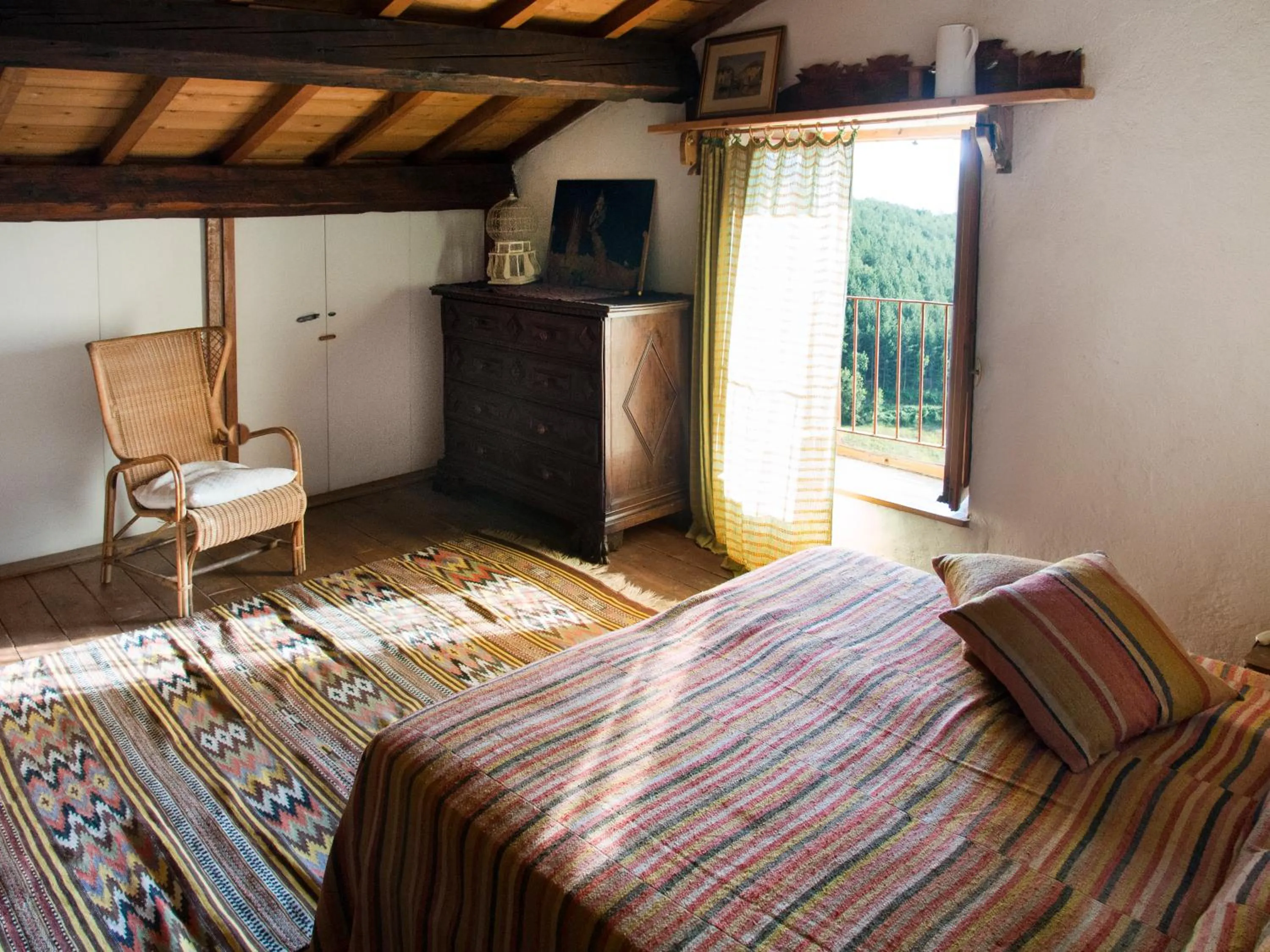 Bedroom, Bed in Casa La Valle, Gubbio, Frazione Santa Cristina