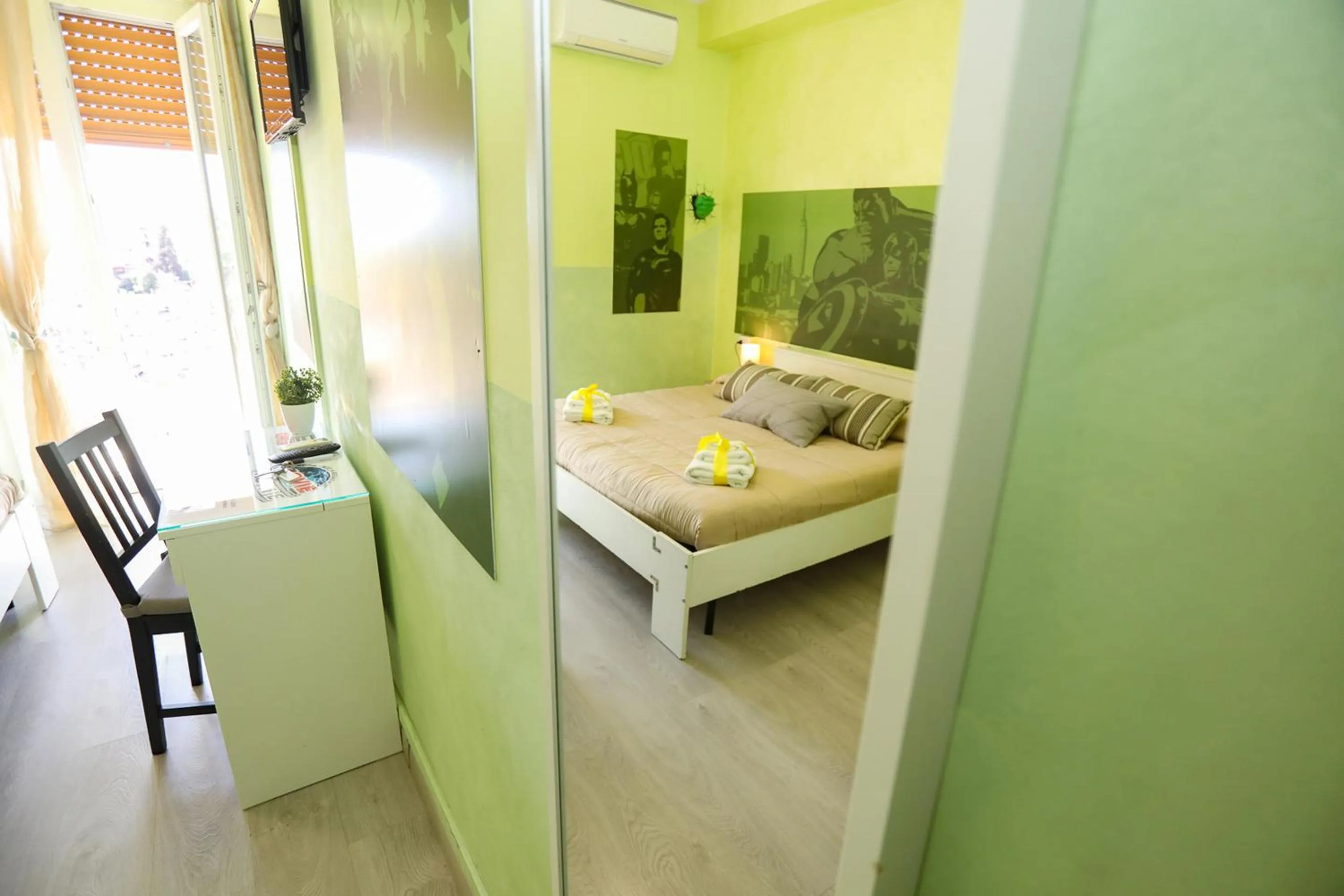 Bed in Movie Home Guesthouse