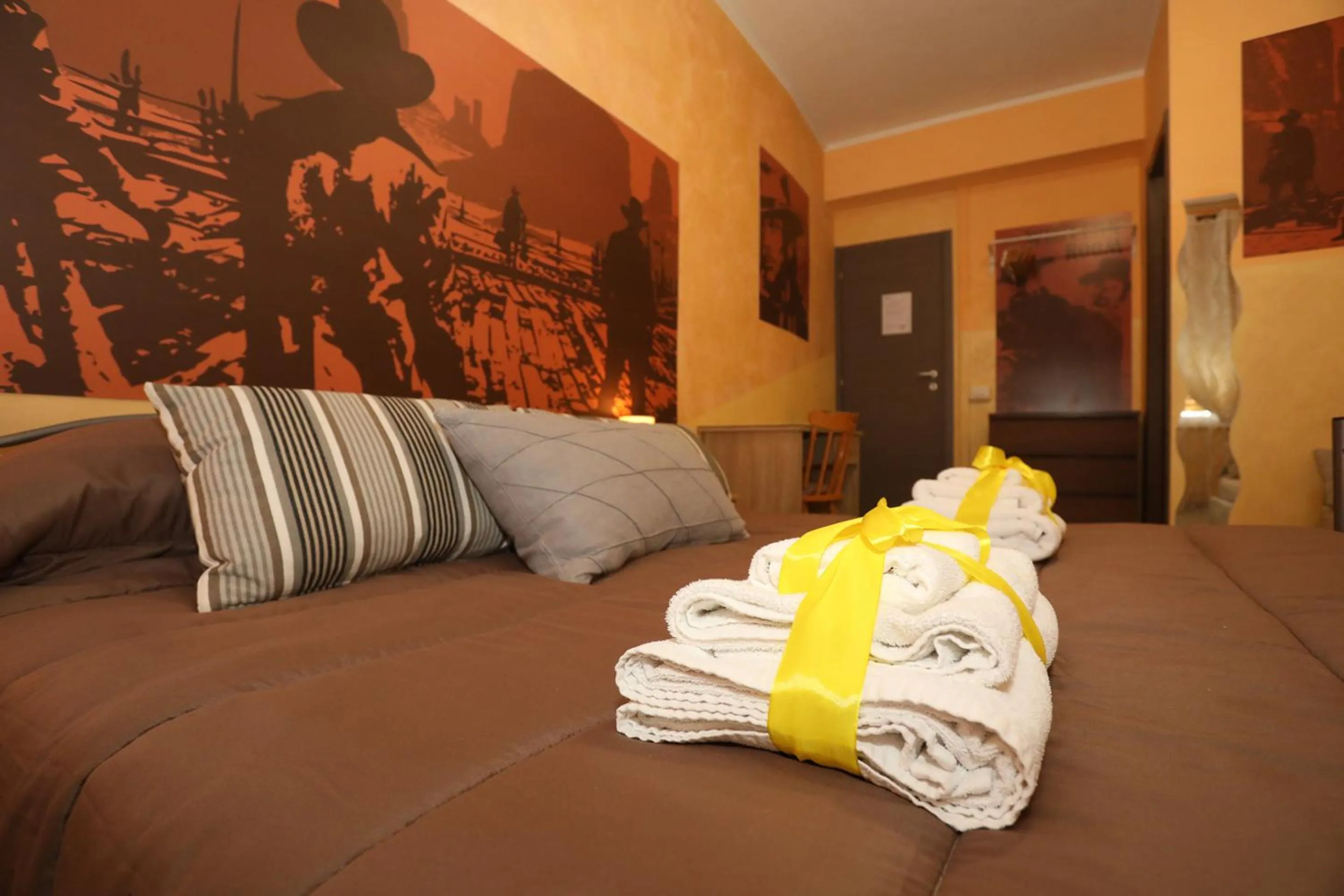 Bed in Movie Home Guesthouse