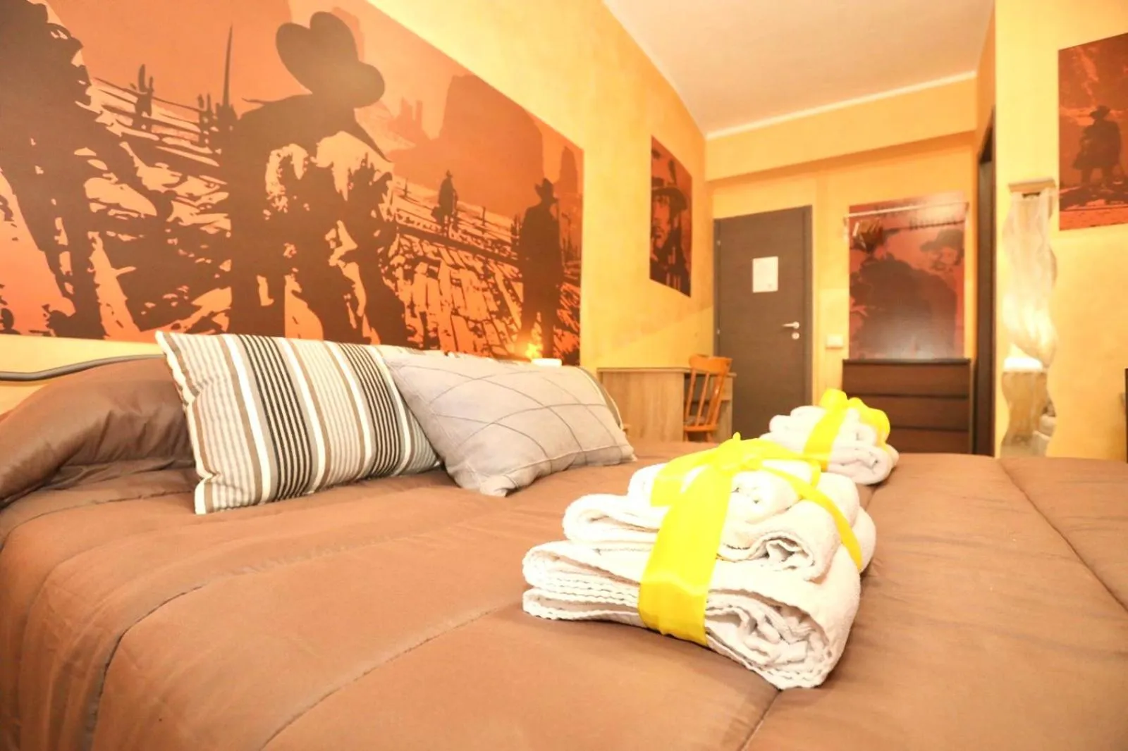 Bed in Movie Home Guesthouse