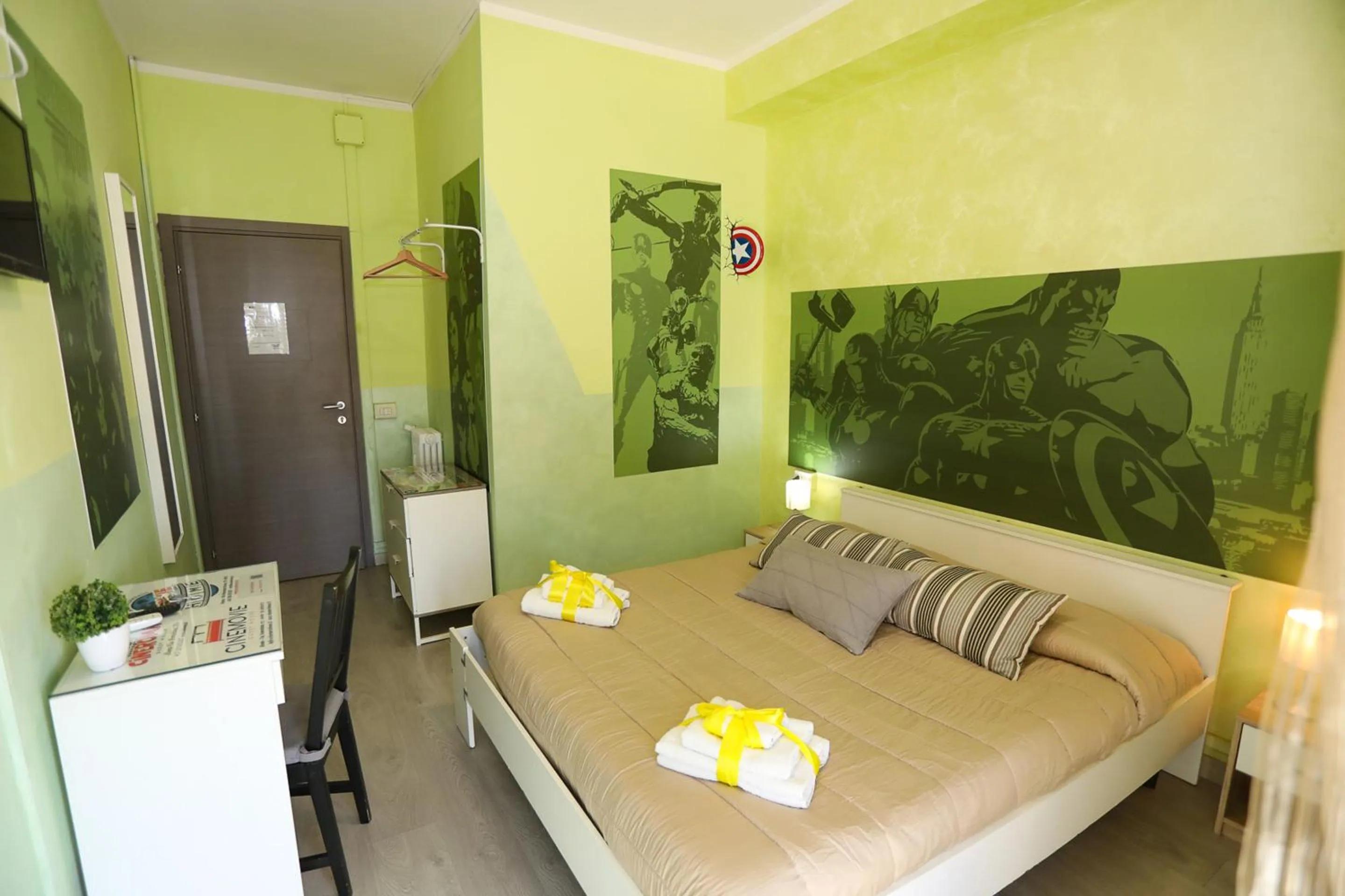 Bed in Movie Home Guesthouse