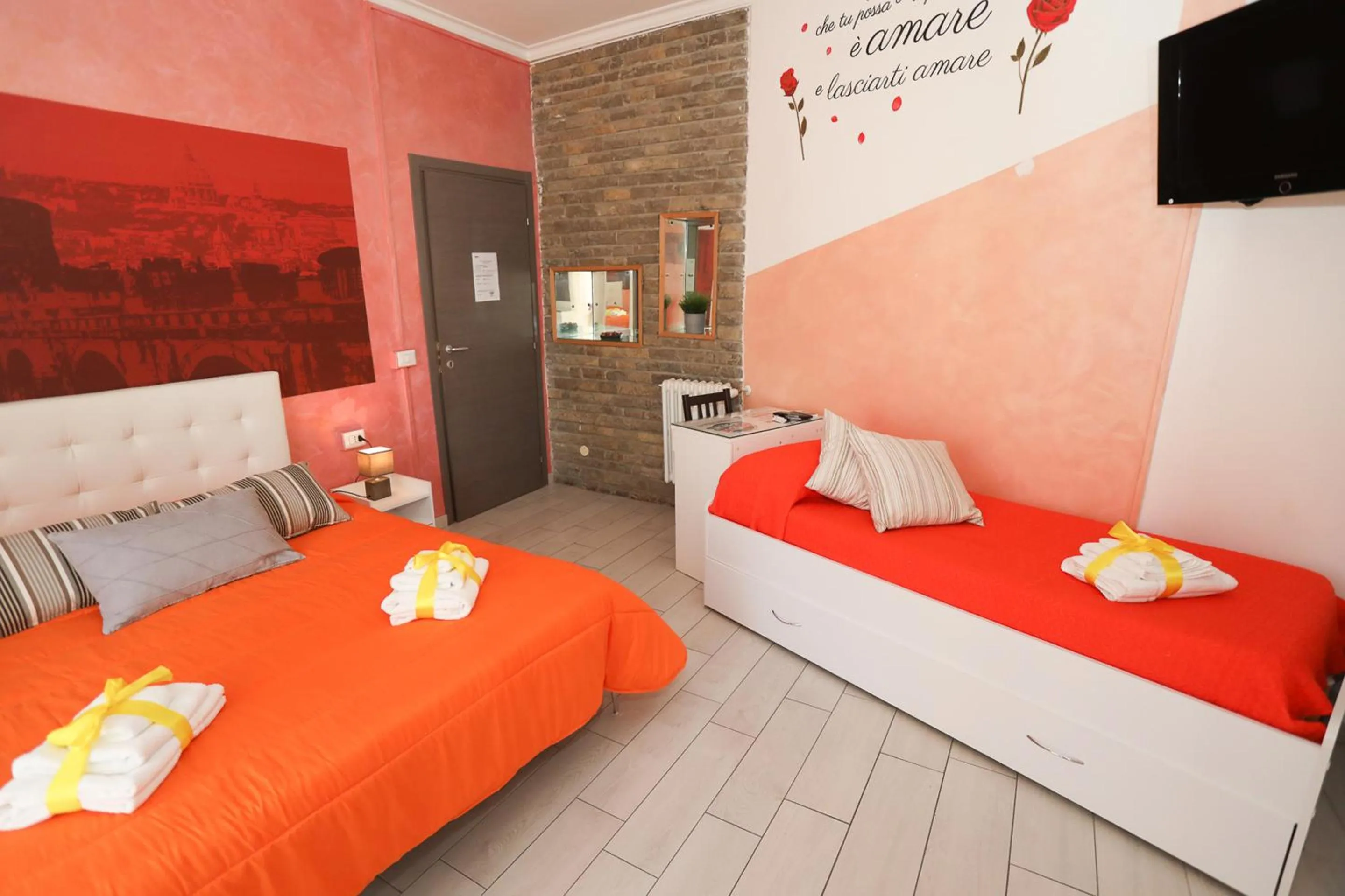 Bed in Movie Home Guesthouse