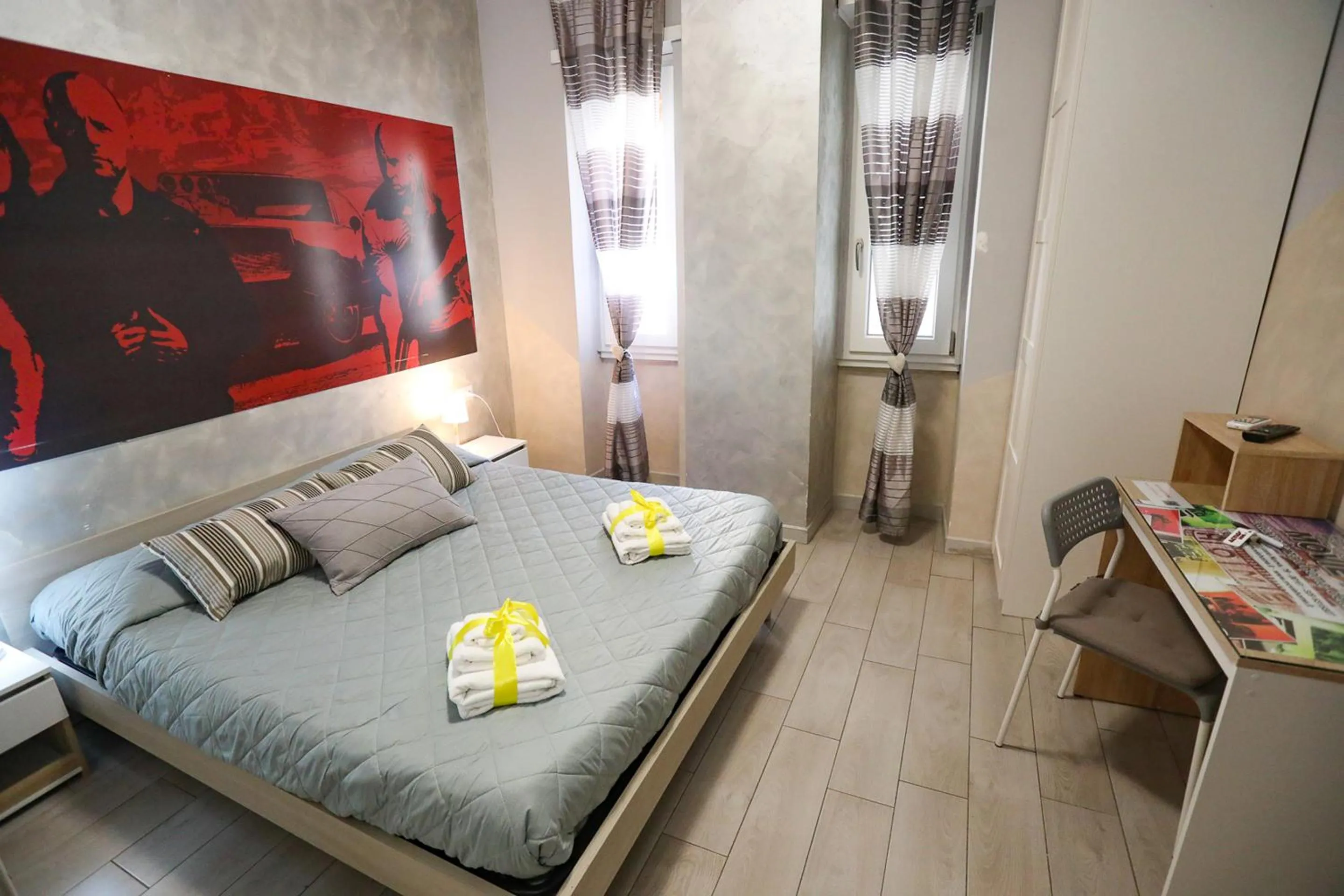 Bed in Movie Home Guesthouse