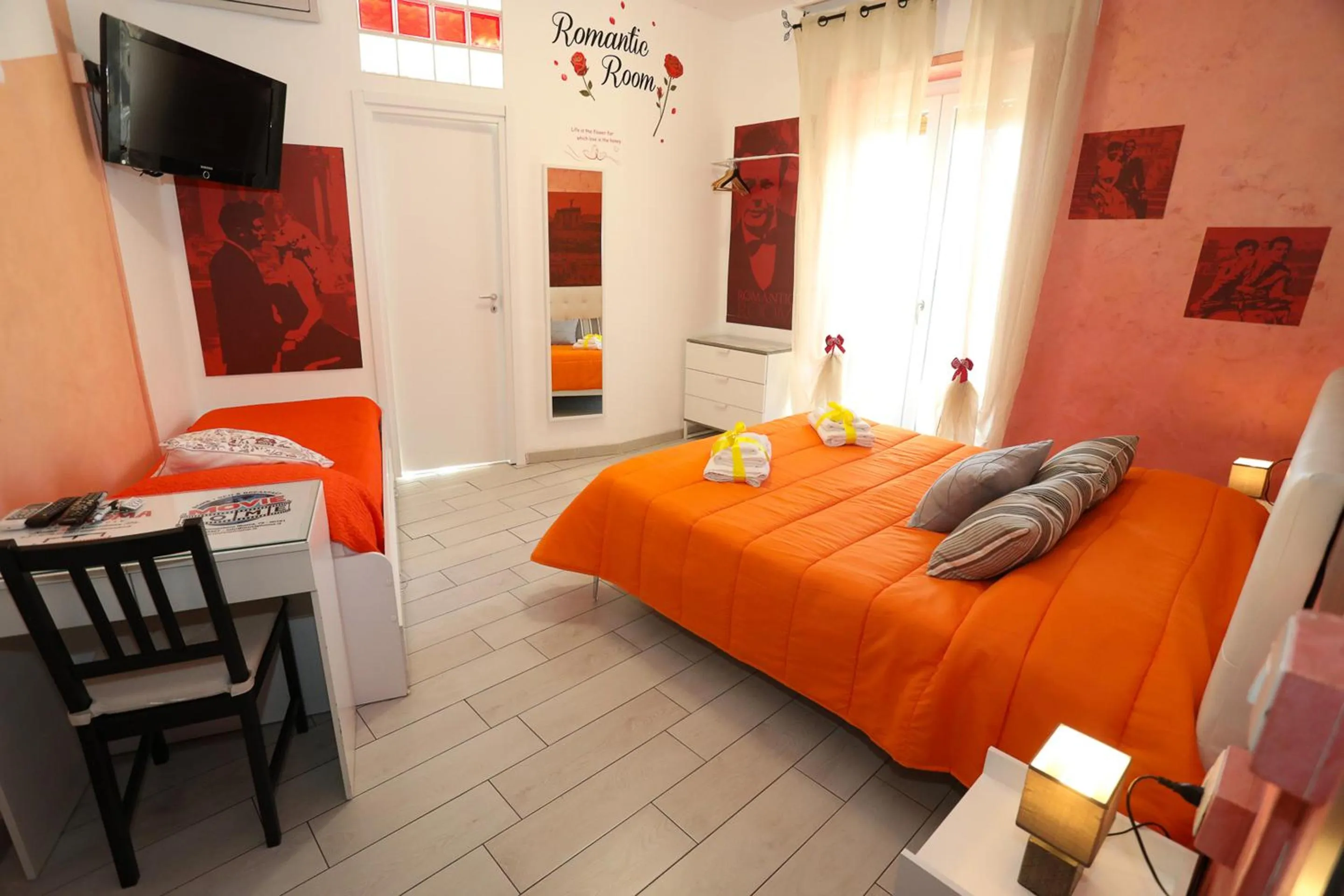 Bed in Movie Home Guesthouse