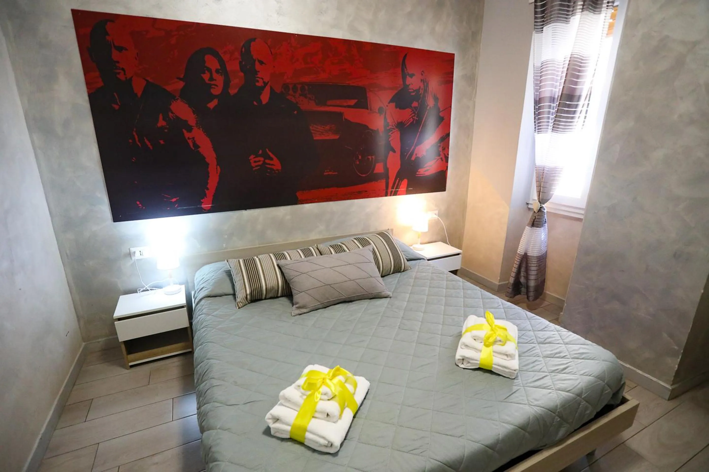 Bed in Movie Home Guesthouse