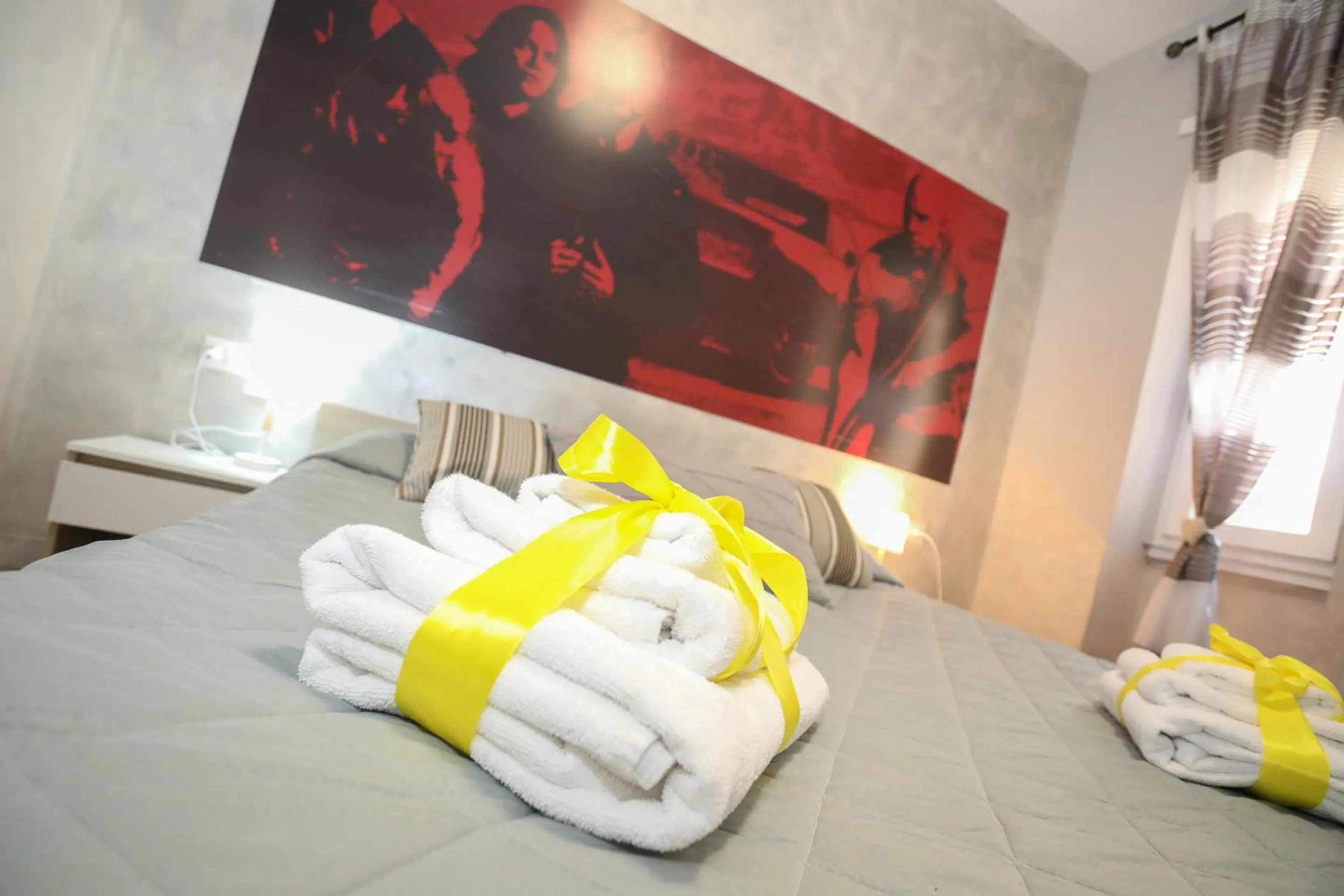 Bed in Movie Home Guesthouse