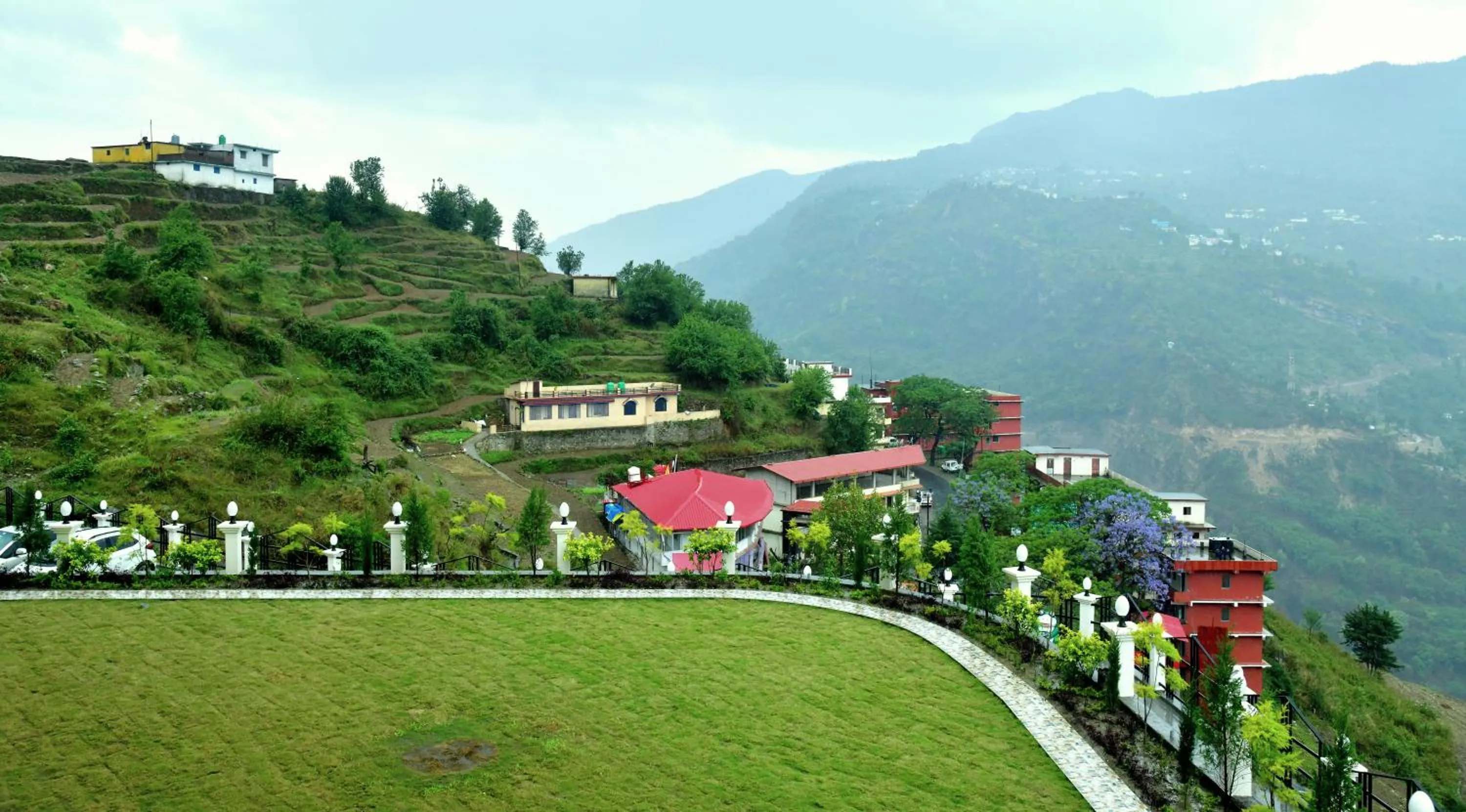 Garden view in Regenta Resort Madhuganga Ukhimath