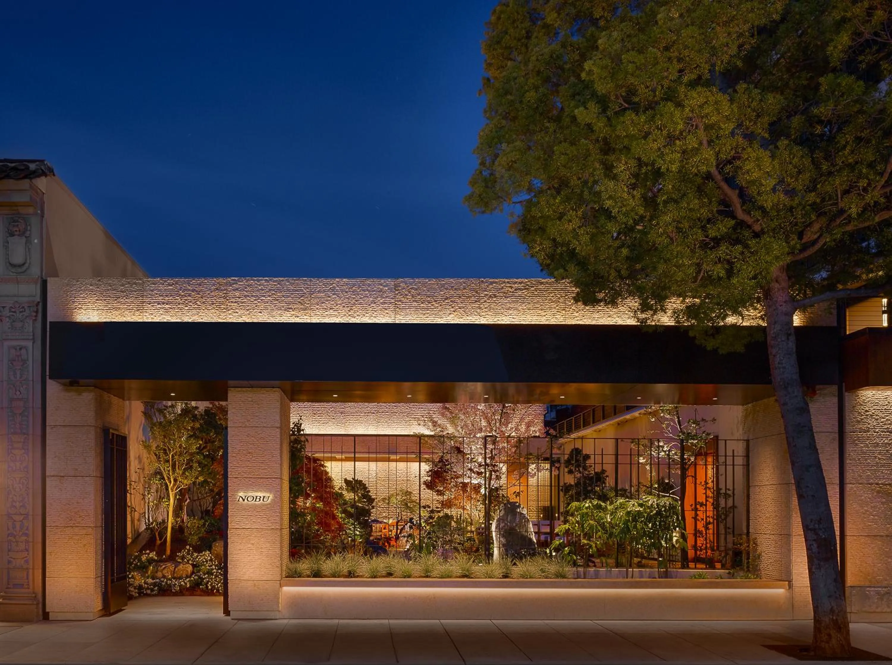 Property building in Nobu Hotel Palo Alto