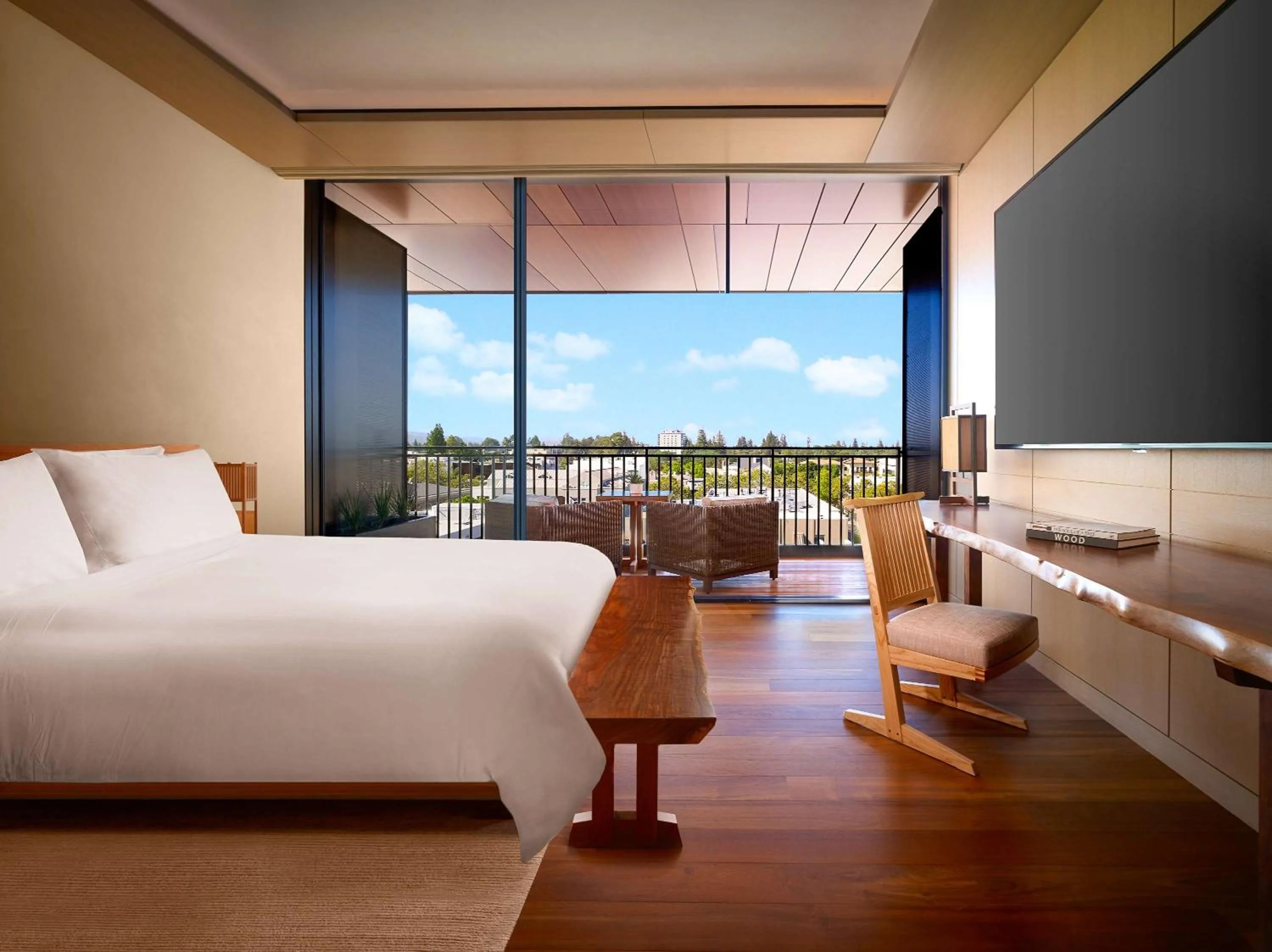 Photo of the whole room, Bed in Nobu Hotel Palo Alto
