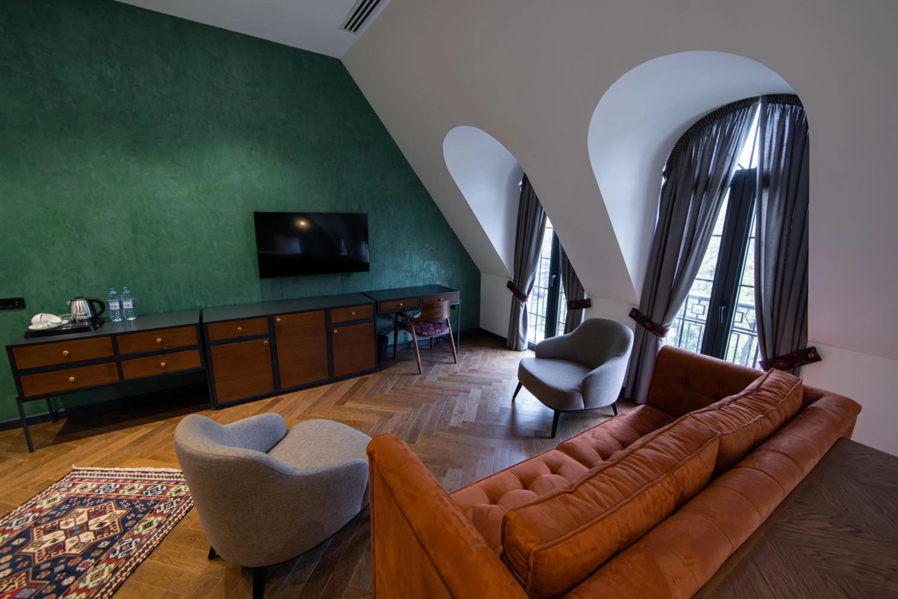 Seating area in Molokan Inn Hotel