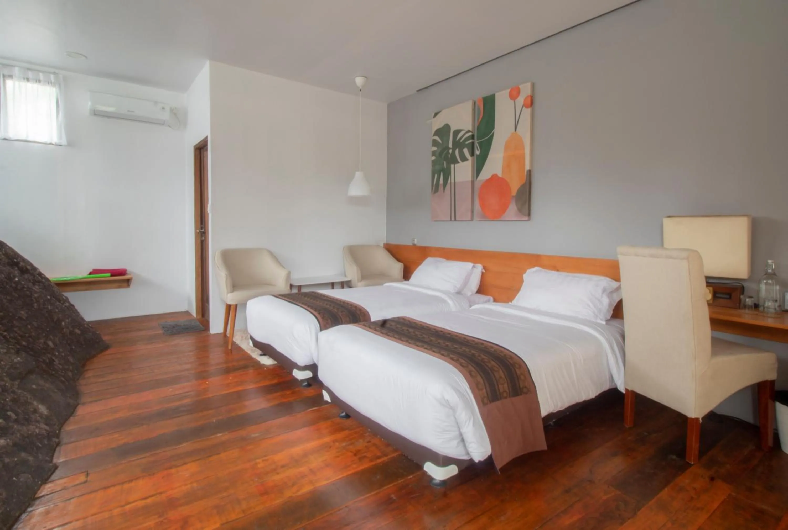 Bed in Natuna Dive Resort