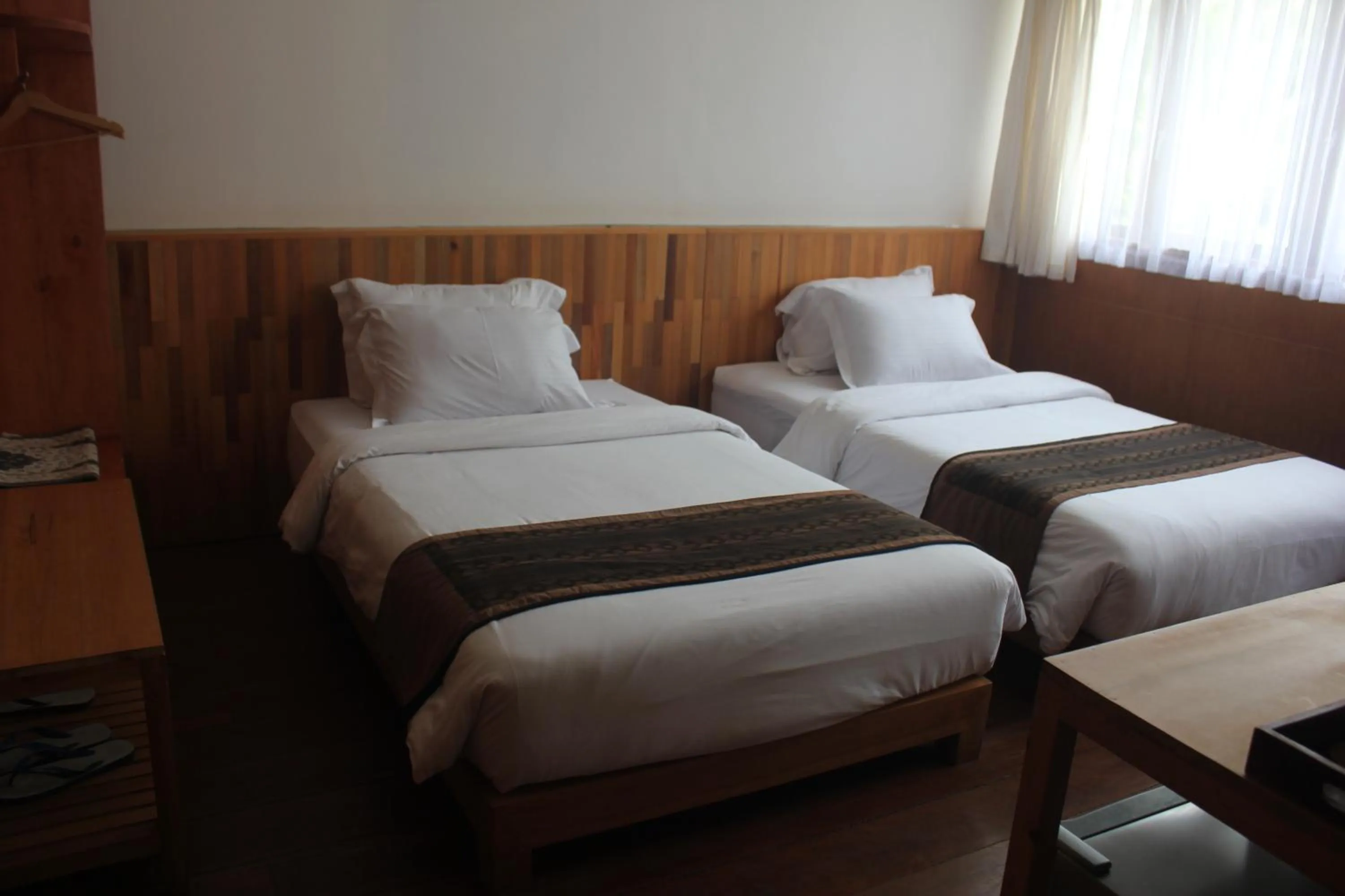 Bed in Natuna Dive Resort