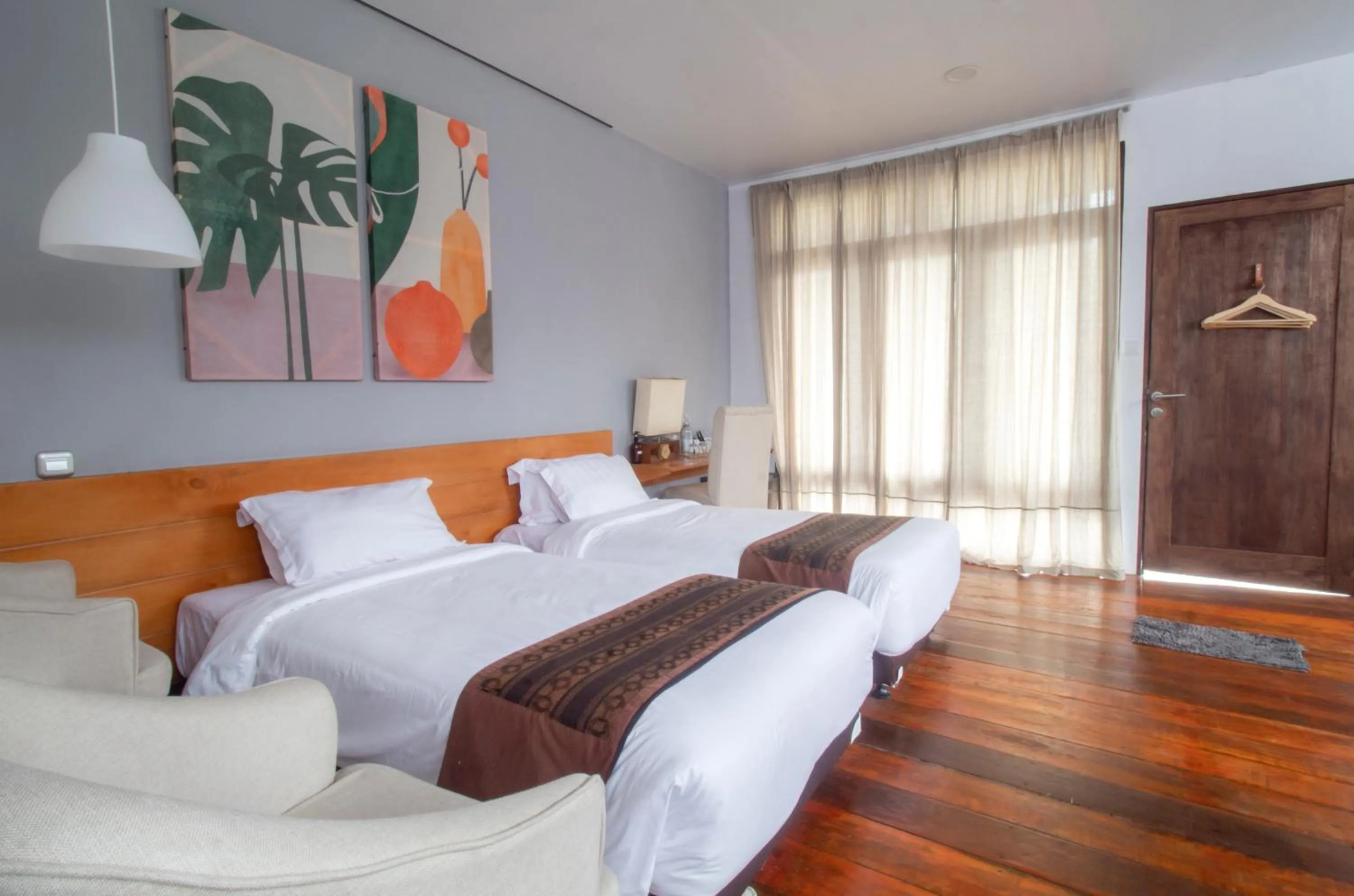 Bed in Natuna Dive Resort