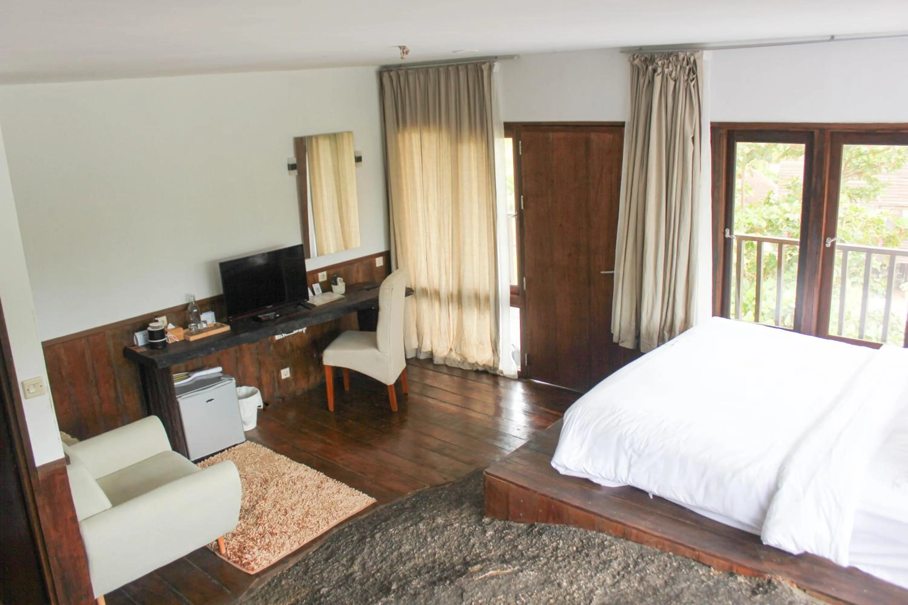 Bed in Natuna Dive Resort