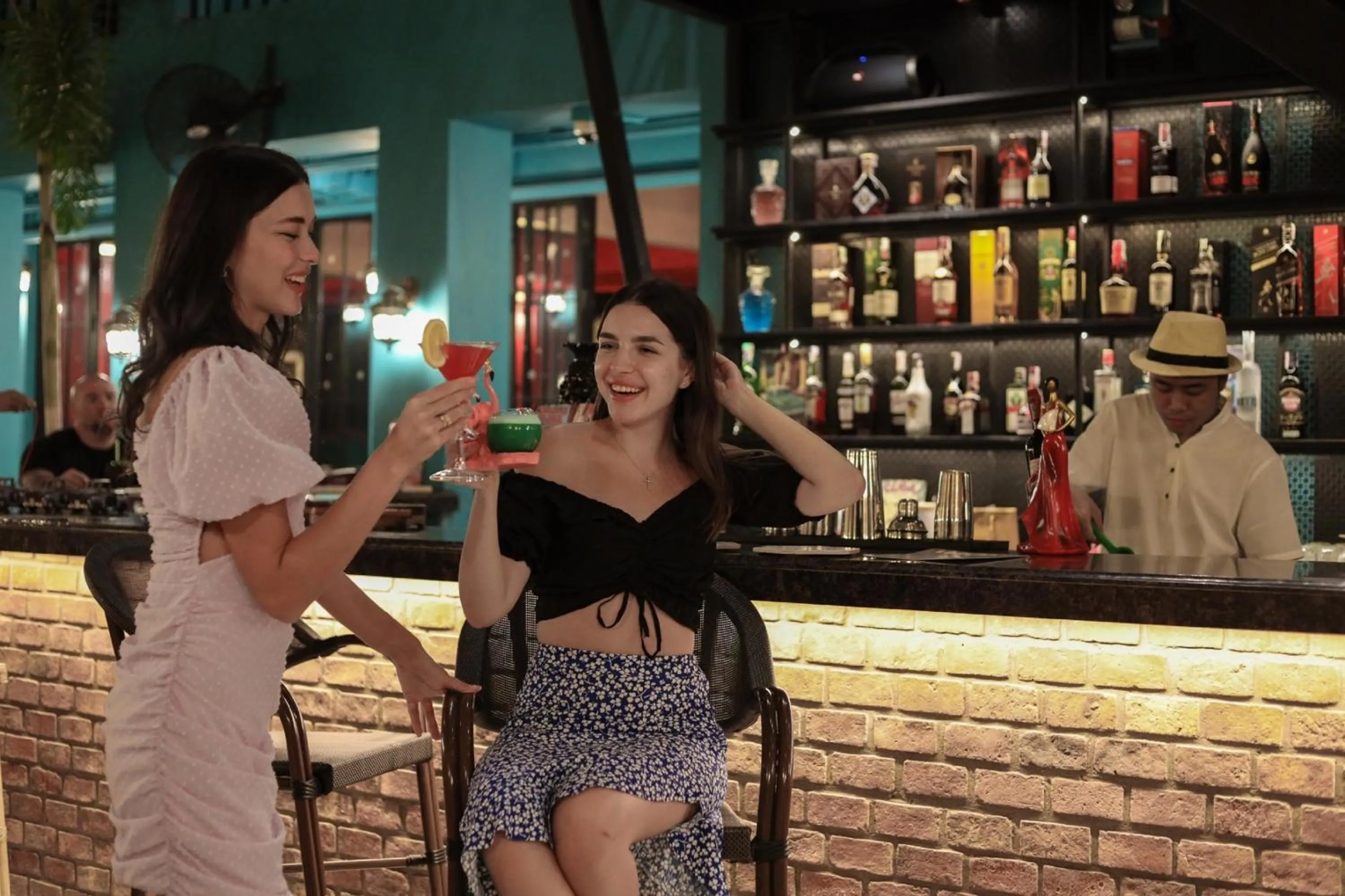 Communal lounge/ TV room in The Quba Boutique Hotel Pattaya