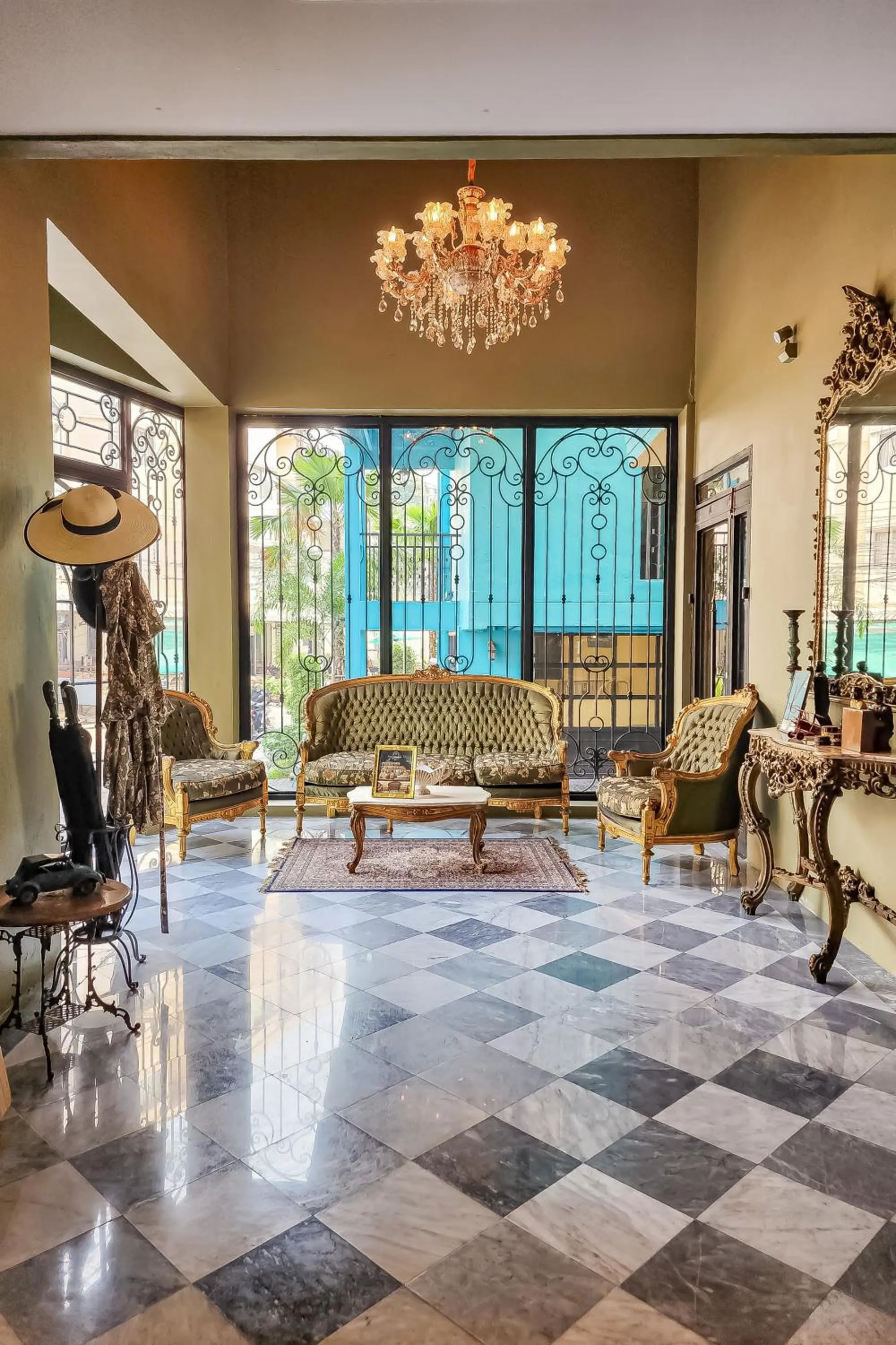 Seating area in The Quba Boutique Hotel Pattaya