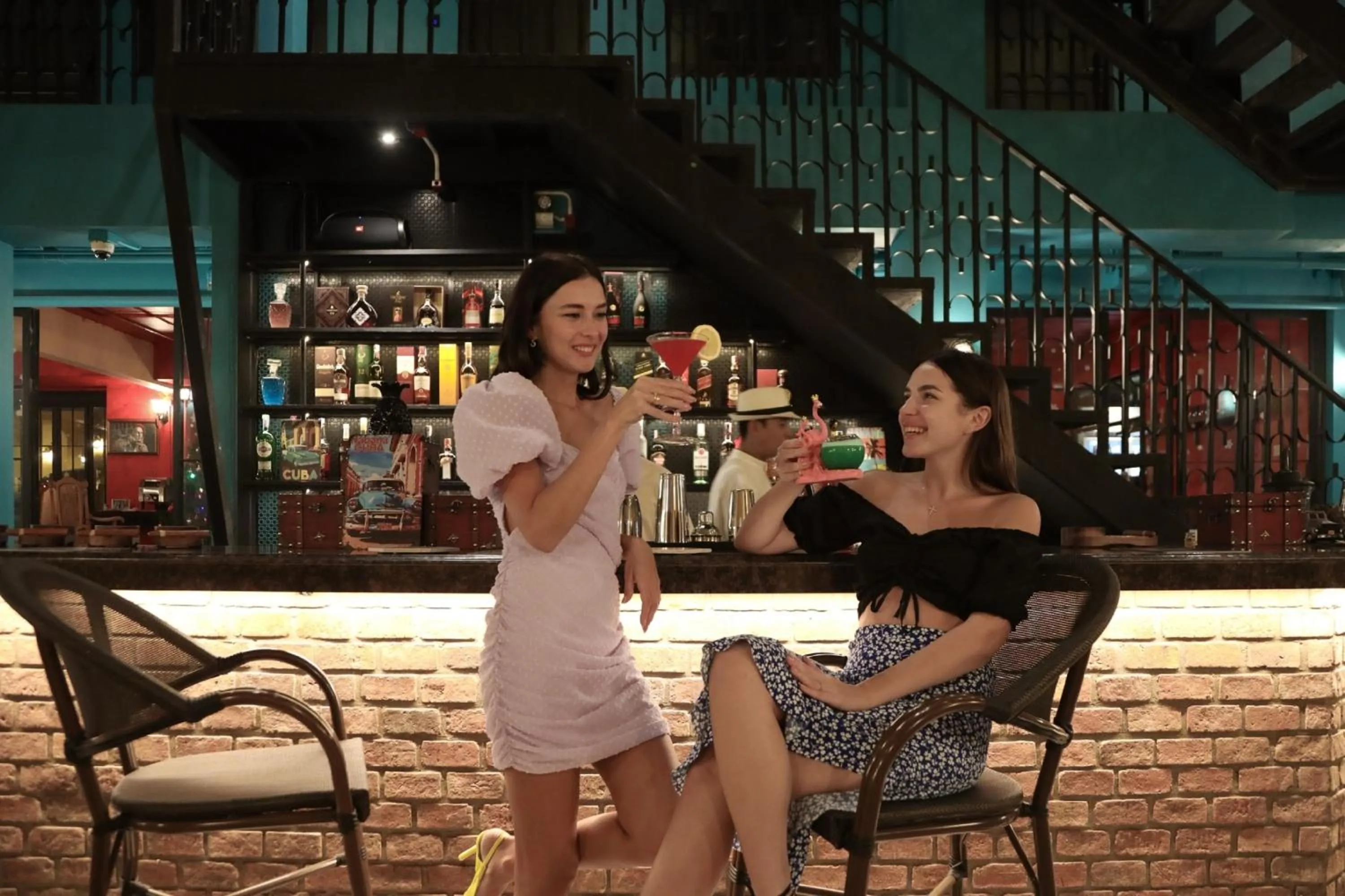 Communal lounge/ TV room in The Quba Boutique Hotel Pattaya