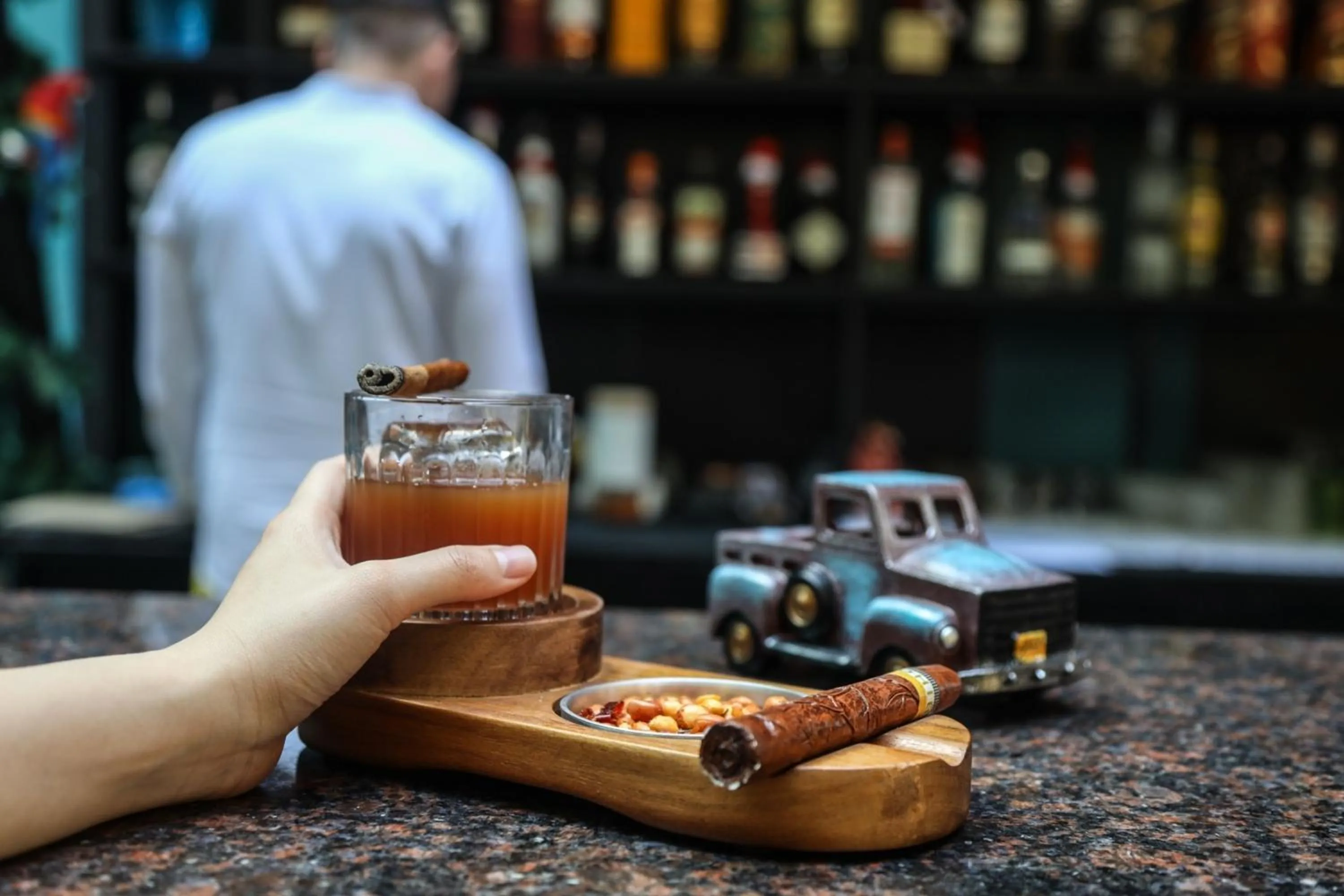 Food and drinks in The Quba Boutique Hotel Pattaya