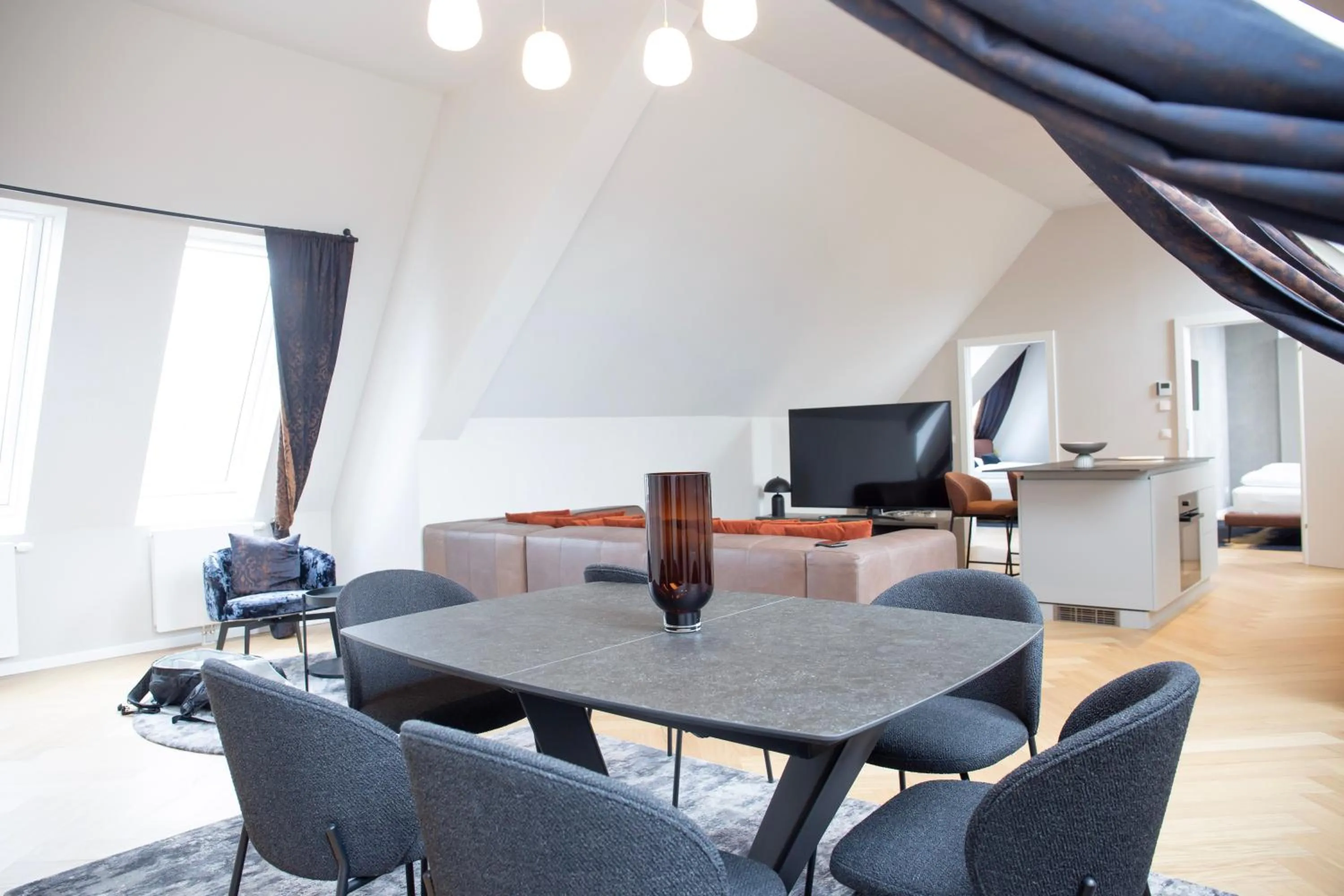 Living room in Blackhome Wien I contactless check-in