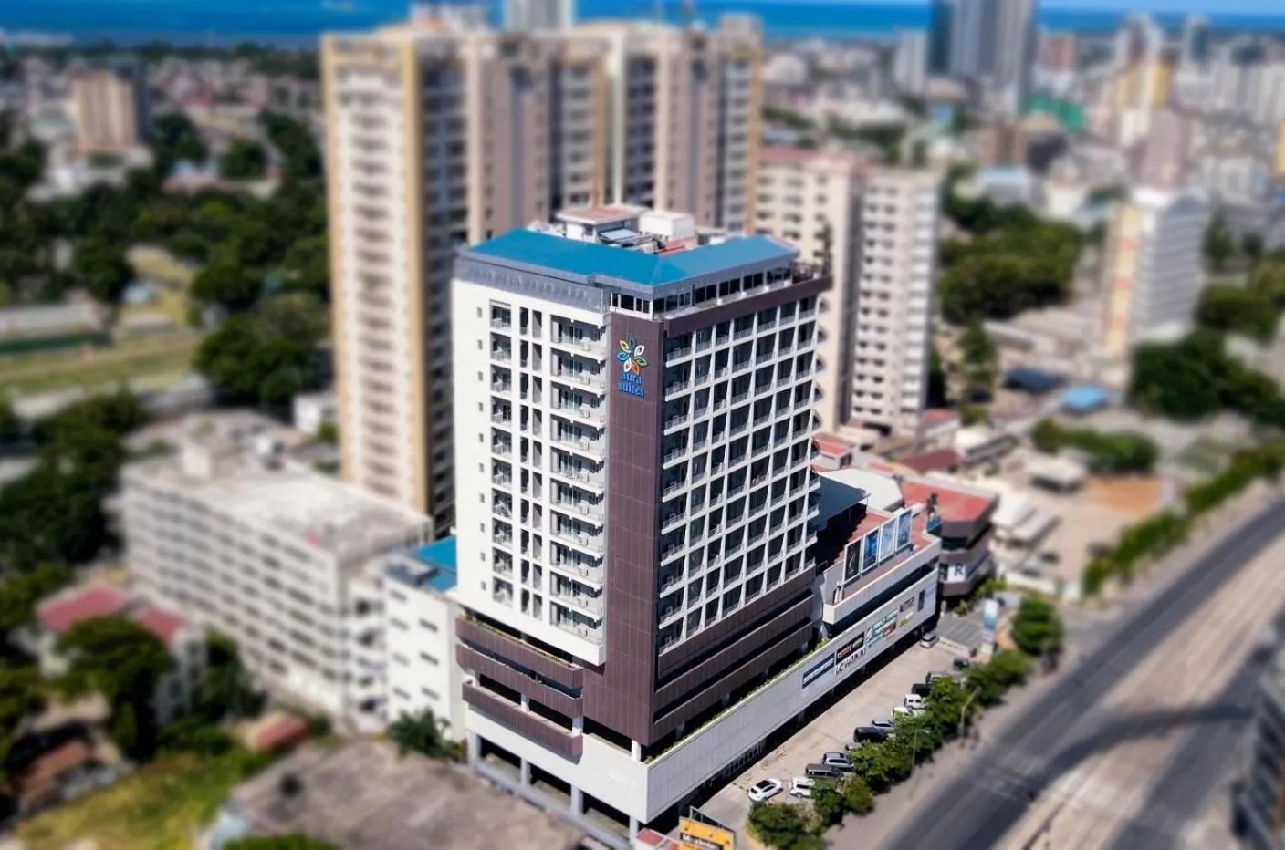 Property building in Aura Suites