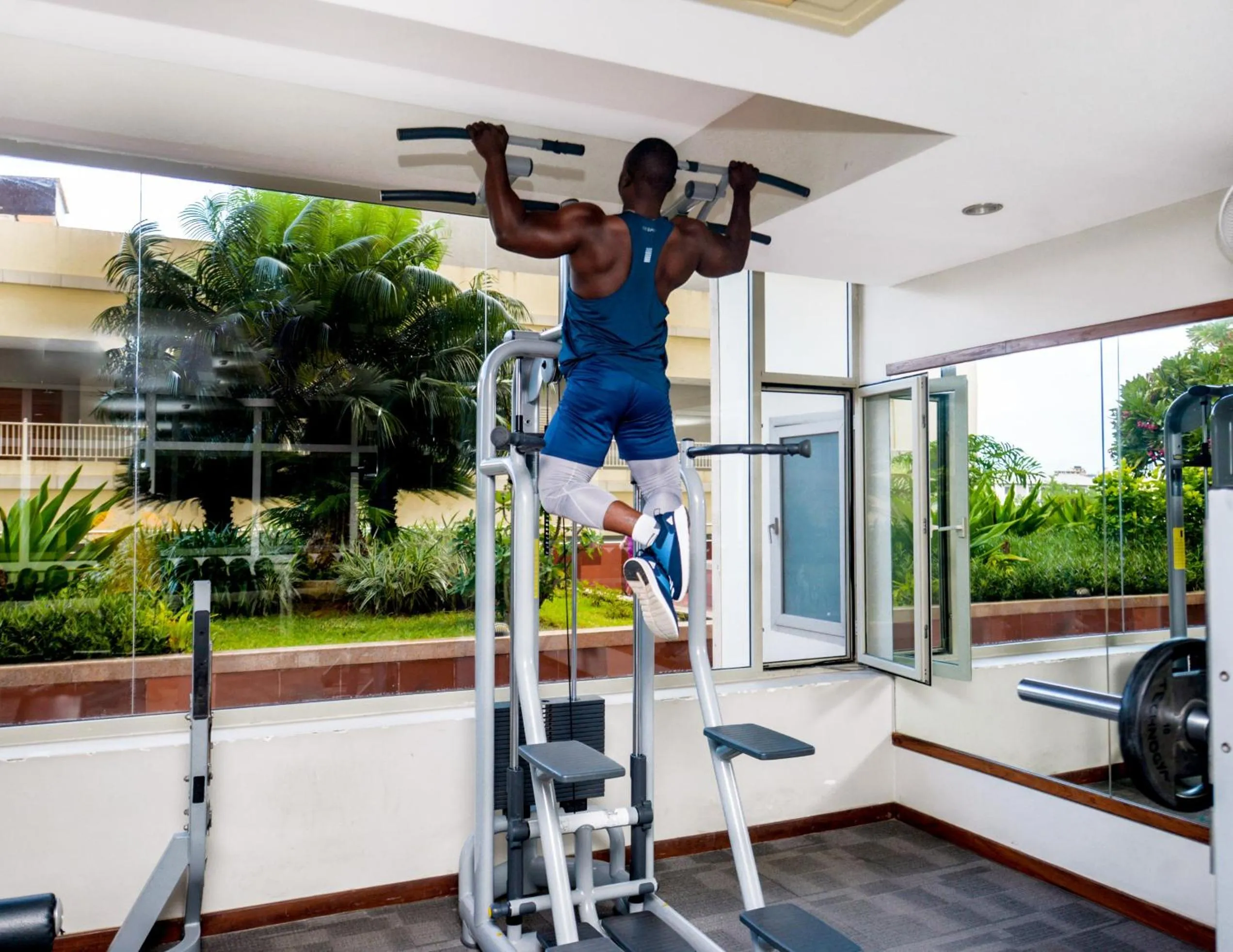 Fitness centre/facilities in Aura Suites