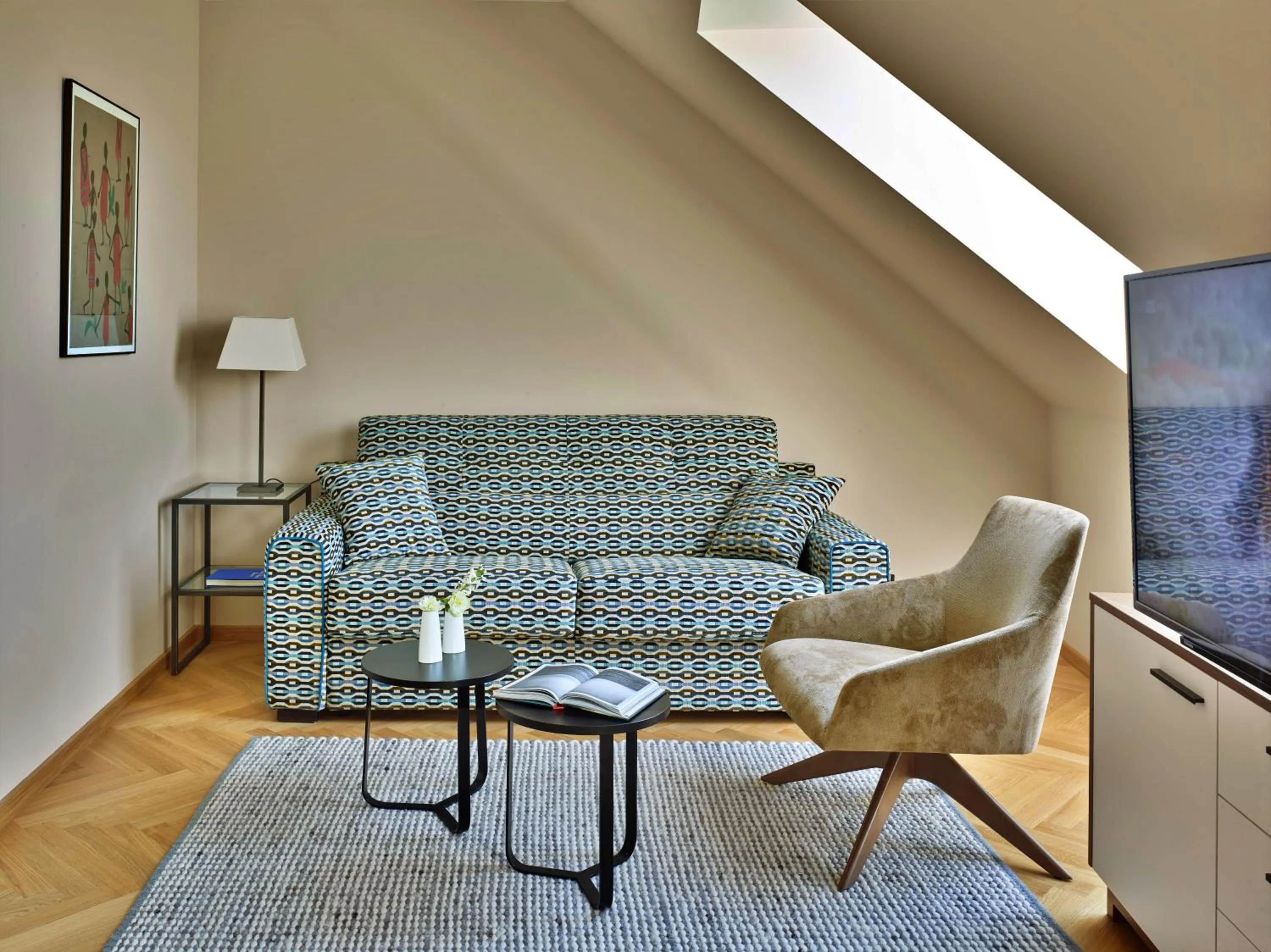 Bed in EST Grand Hotel Savoy