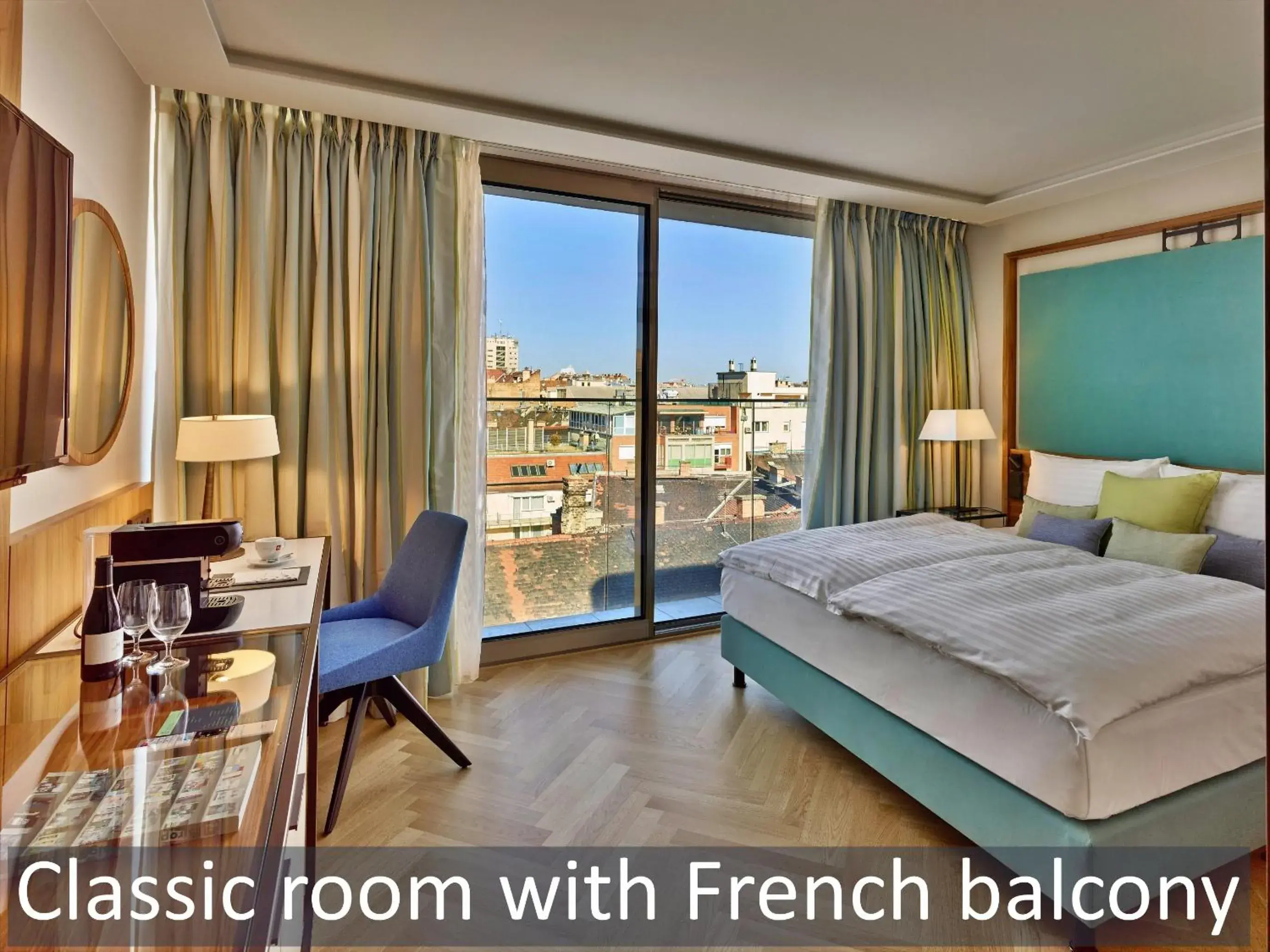 Classic Double Room with Balcony in EST Grand Hotel Savoy Classic Double Room with Balcony in EST Grand Hotel Savoy