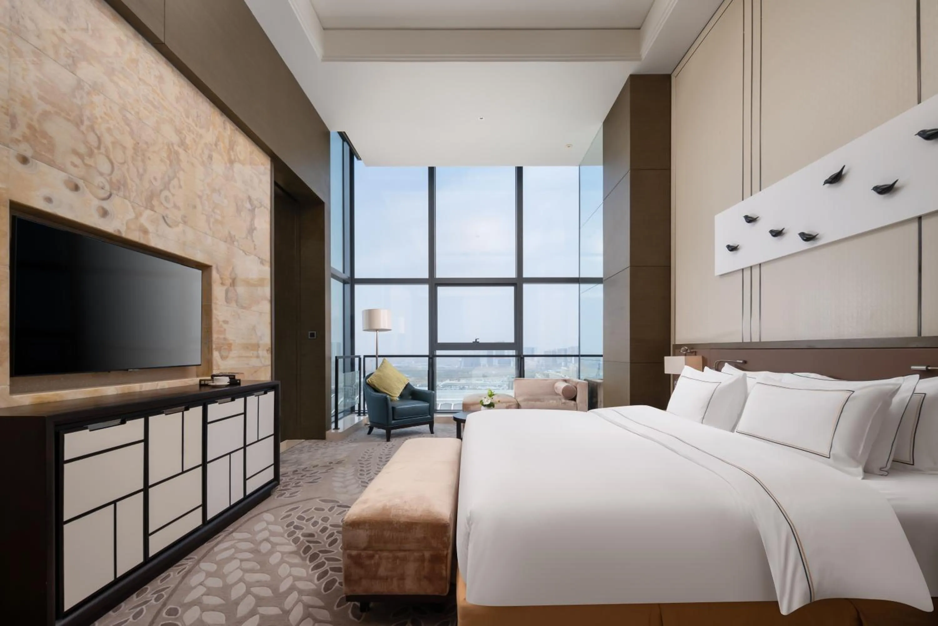 Bedroom, Bed in Melia Jinan