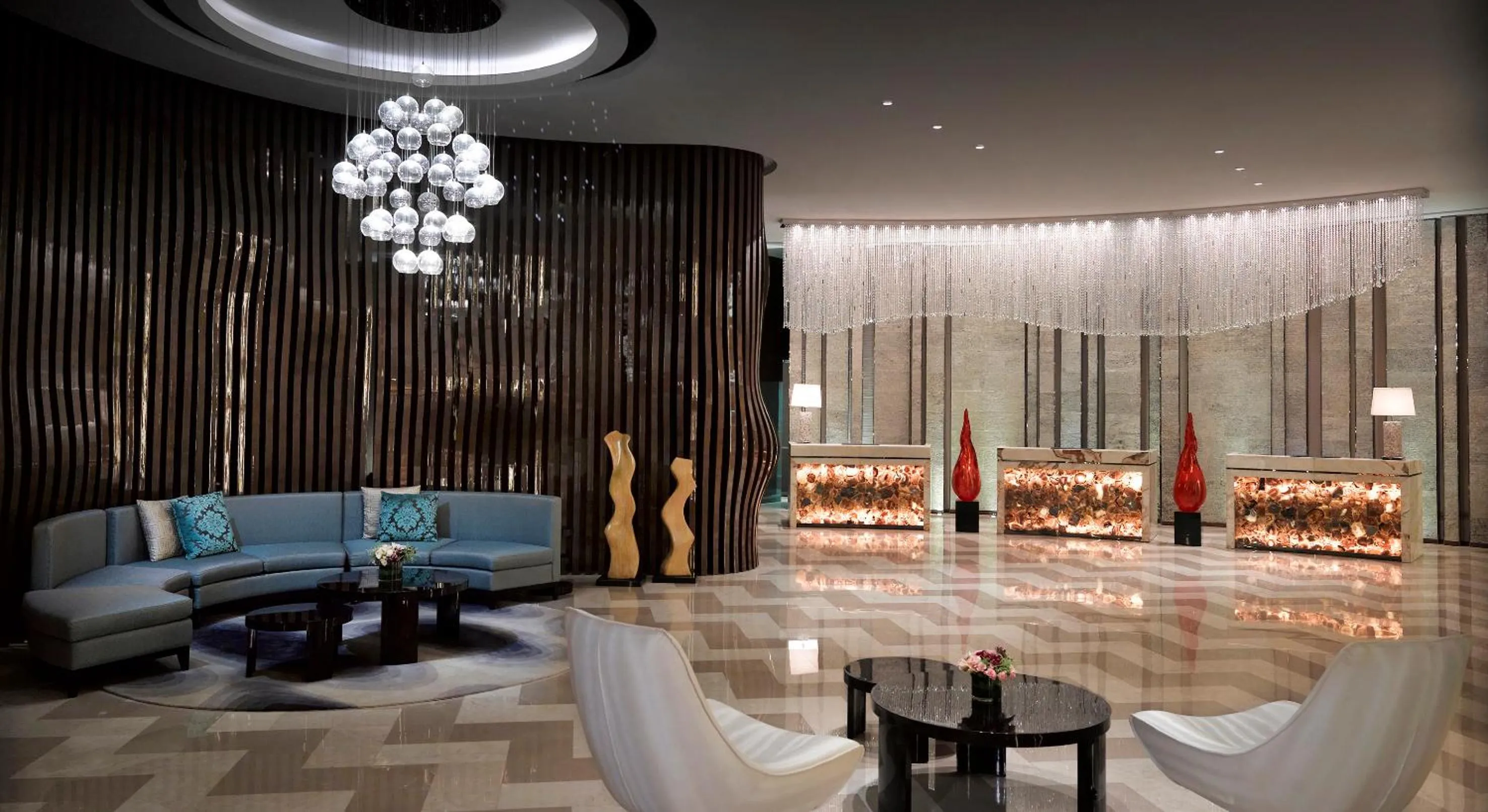 Lobby or reception in Melia Jinan