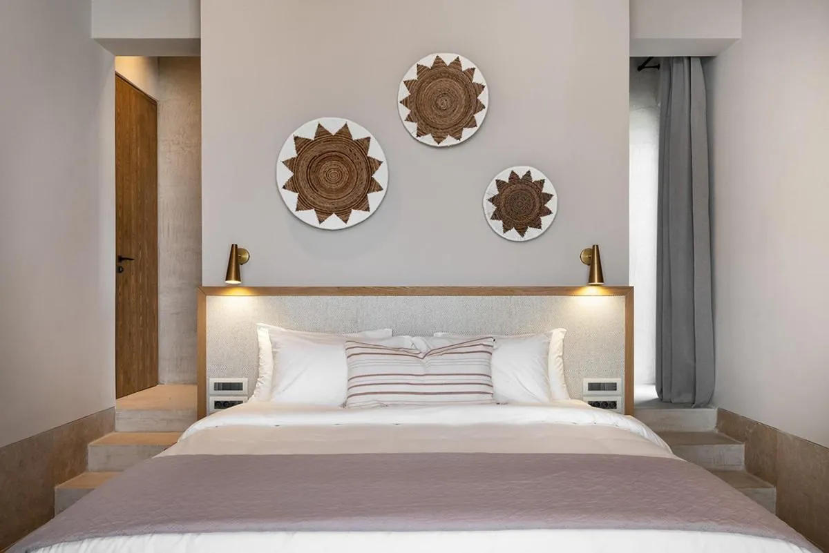 Bedroom, Bed in Eliamos Villas Hotel & Spa