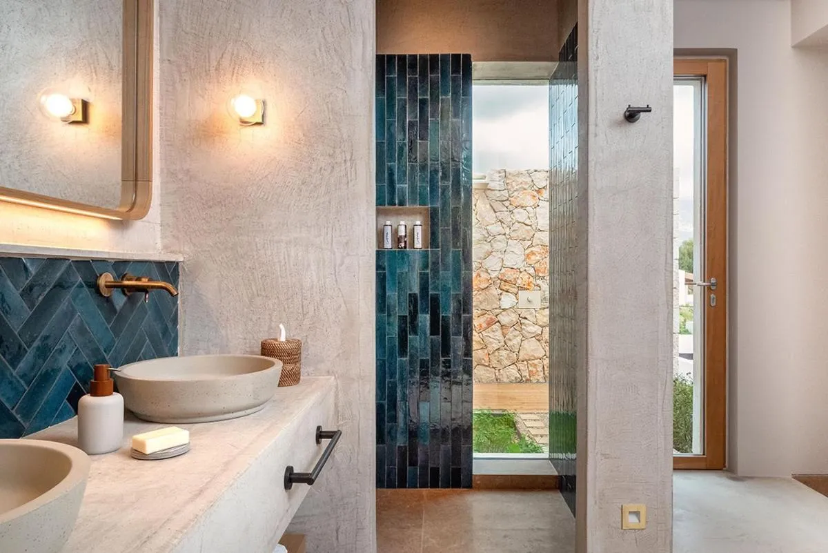 Bathroom in Eliamos Villas Hotel & Spa