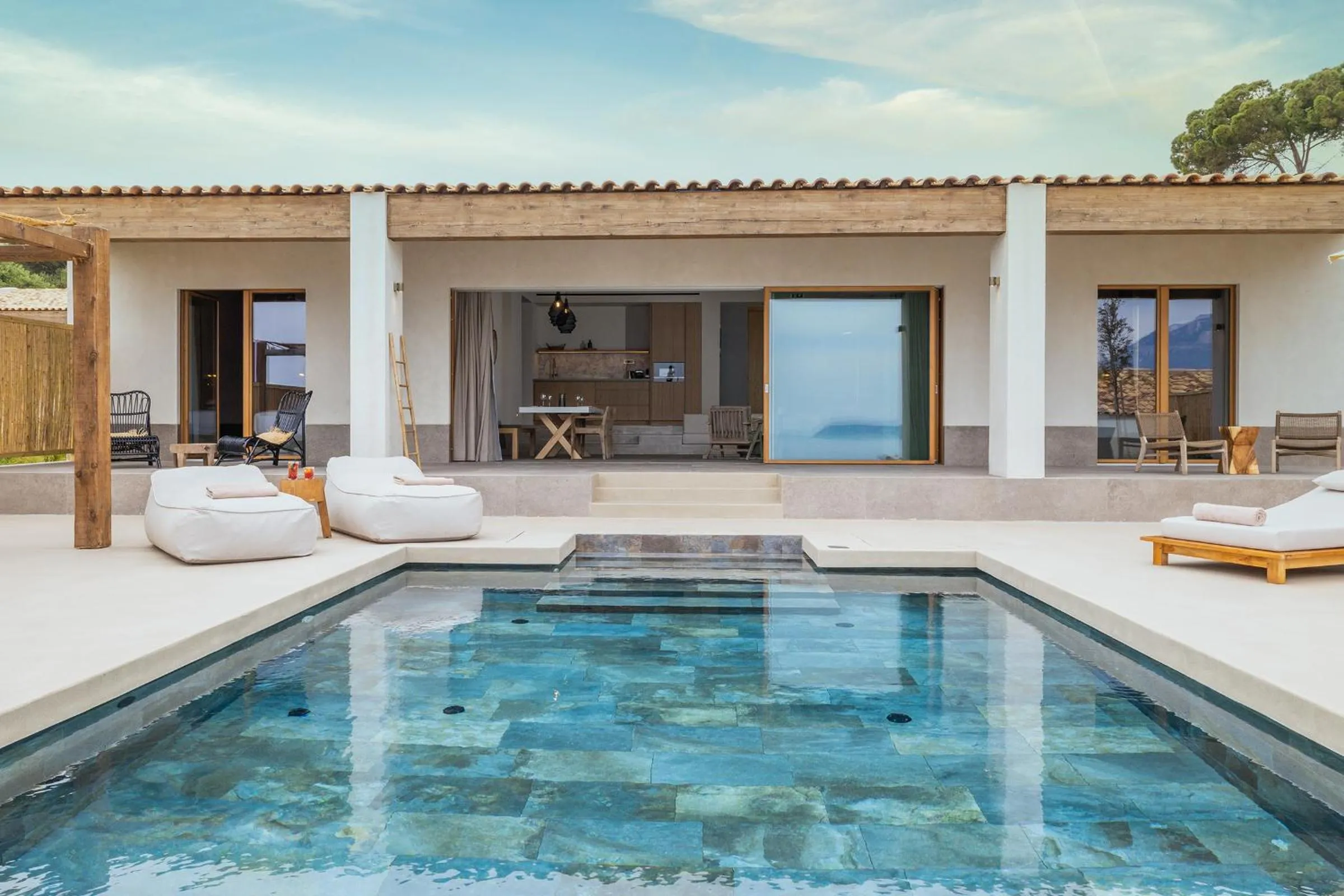 Pool view in Eliamos Villas Hotel & Spa