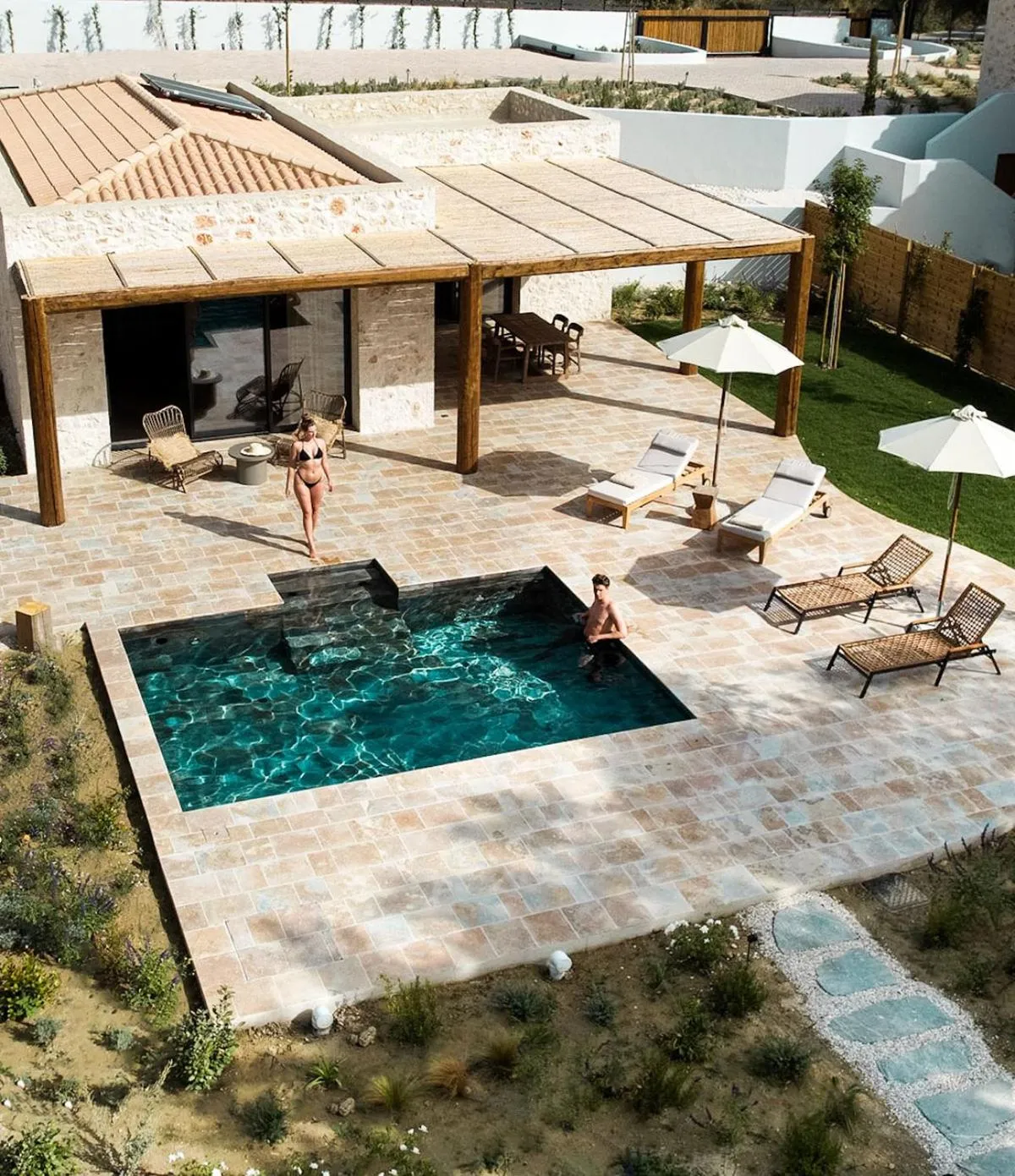 Pool view in Eliamos Villas Hotel & Spa