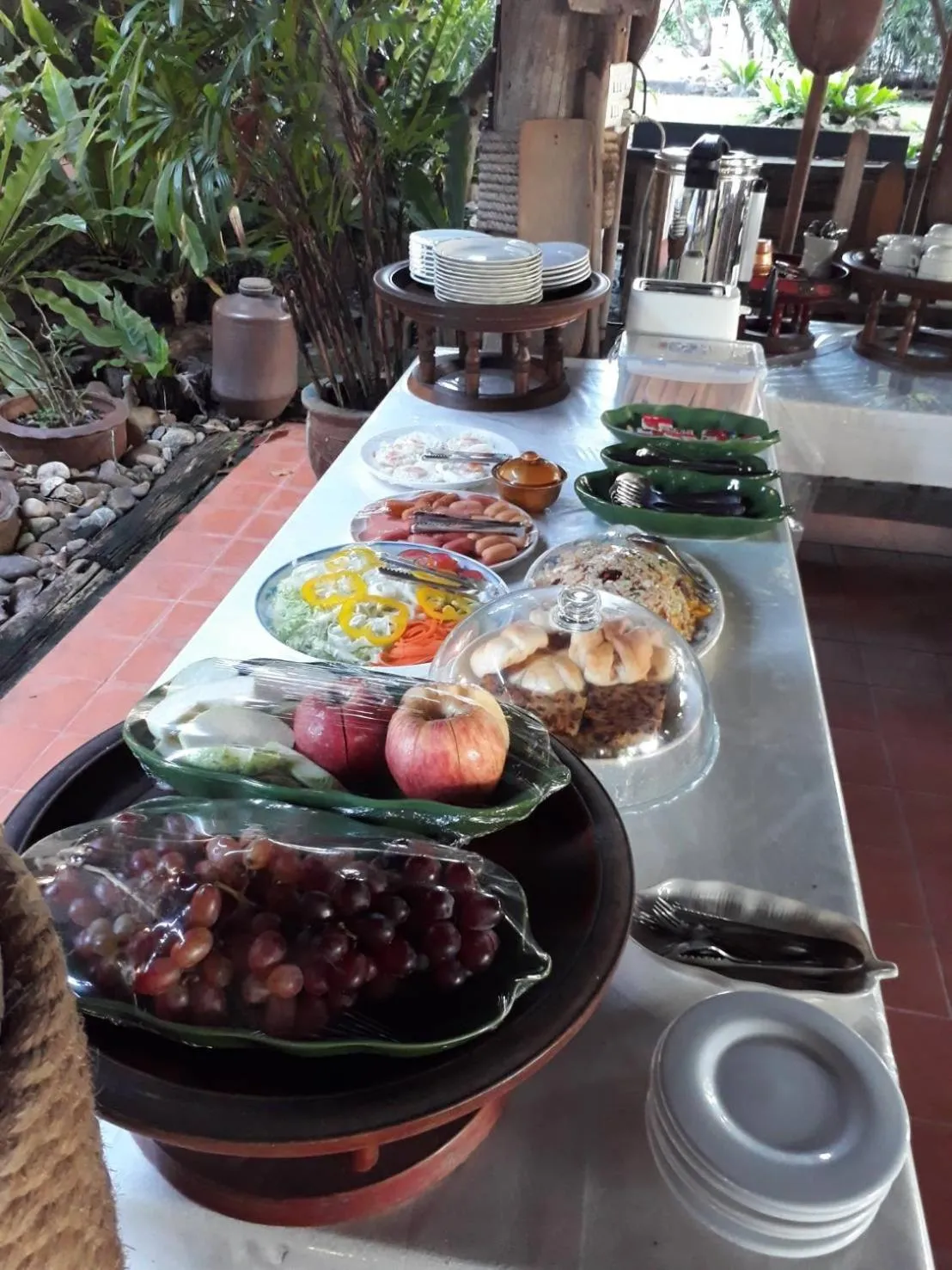 Buffet breakfast in Khum Khun Wang Resort