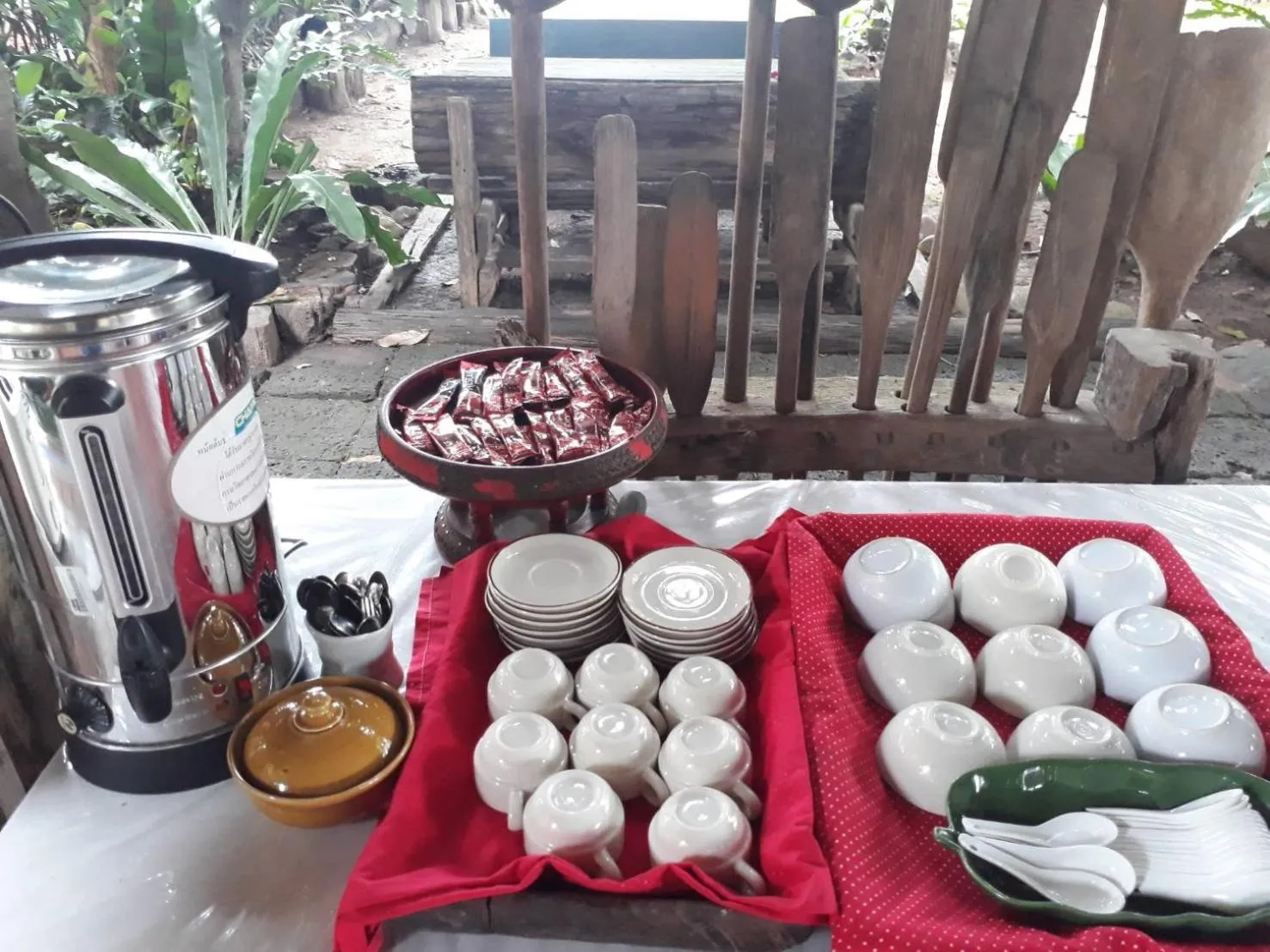 Buffet breakfast in Khum Khun Wang Resort