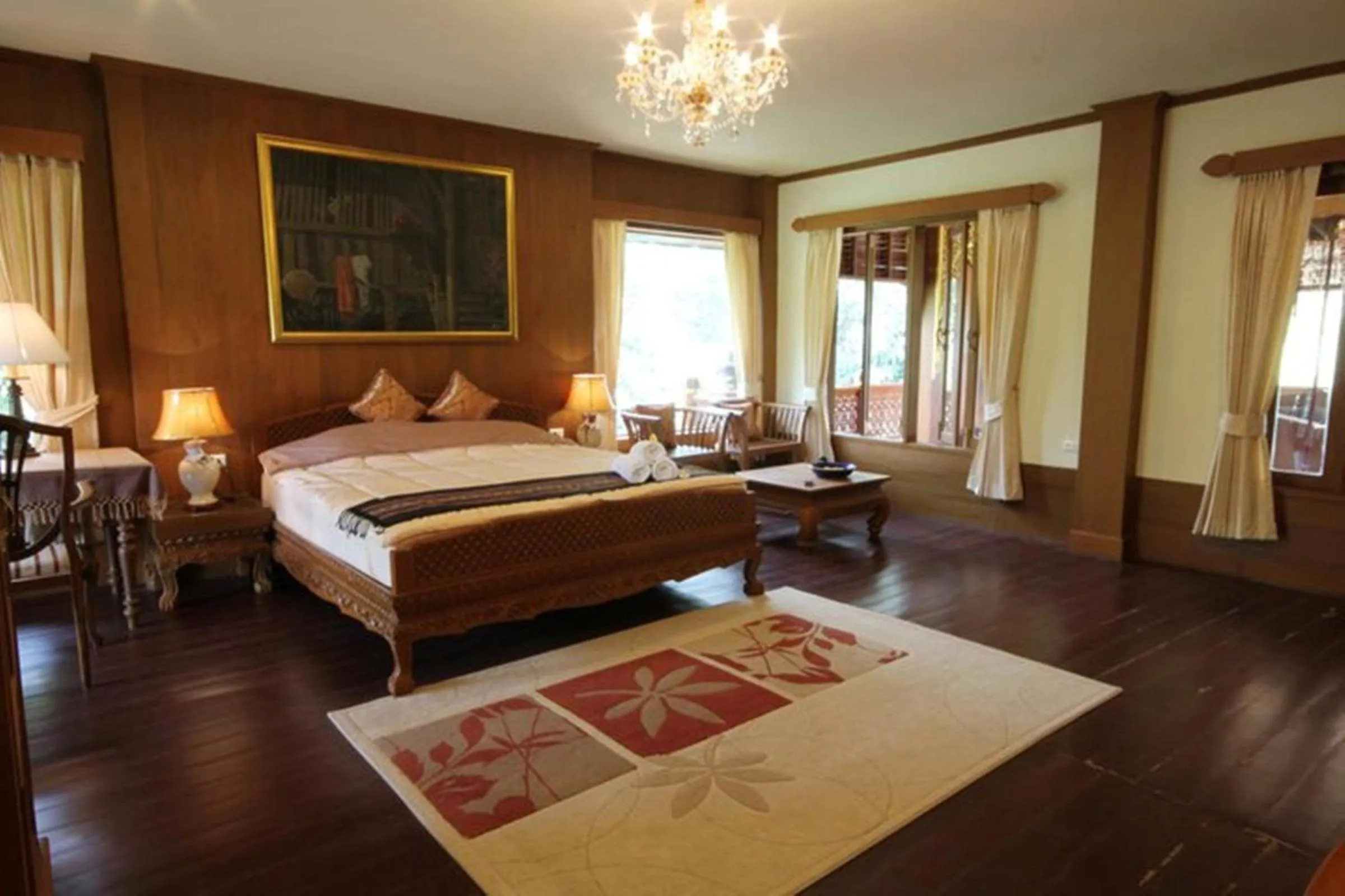 Photo of the whole room, Bed in Khum Khun Wang Resort