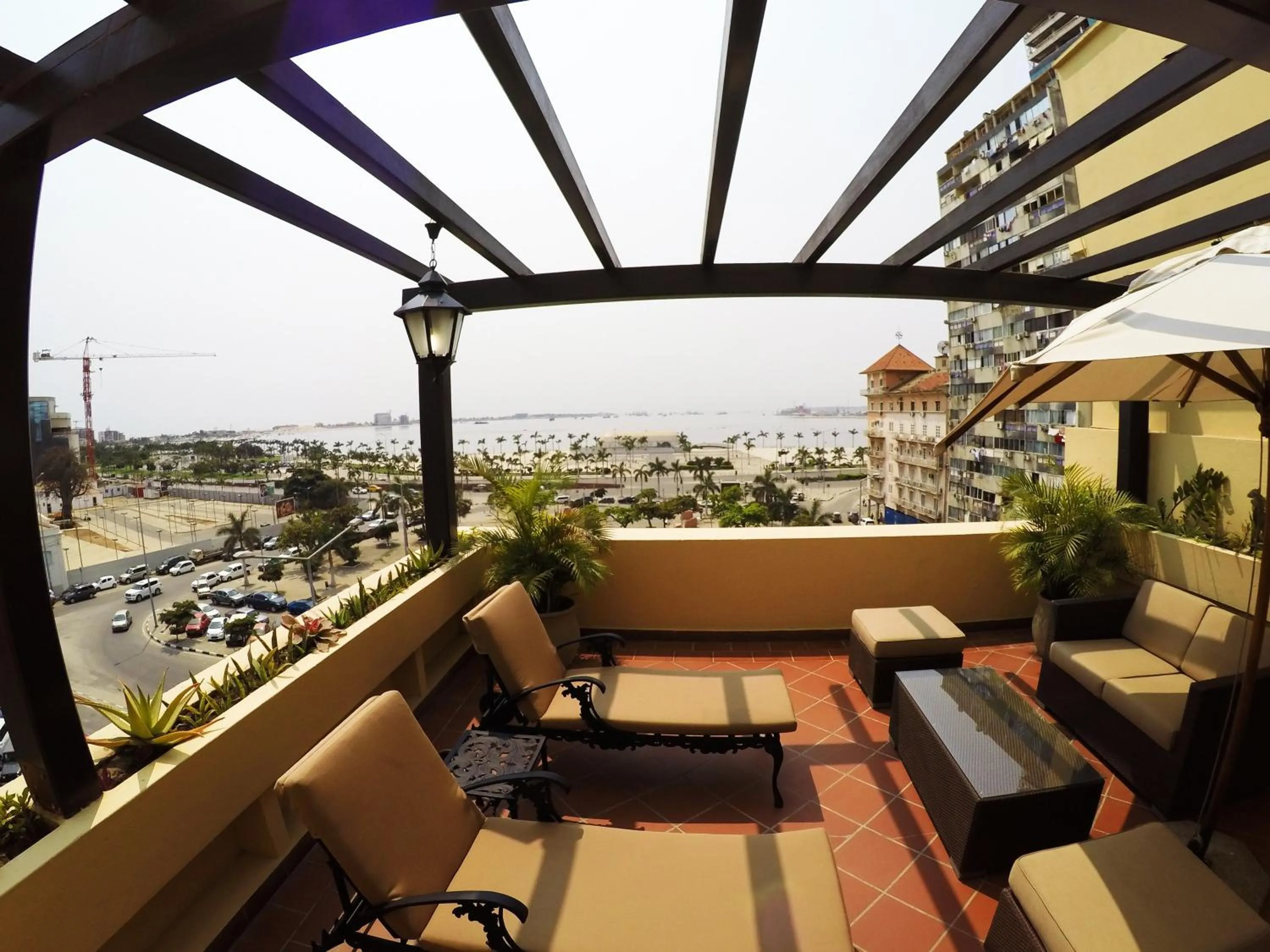 City view in Hotel Continental Luanda