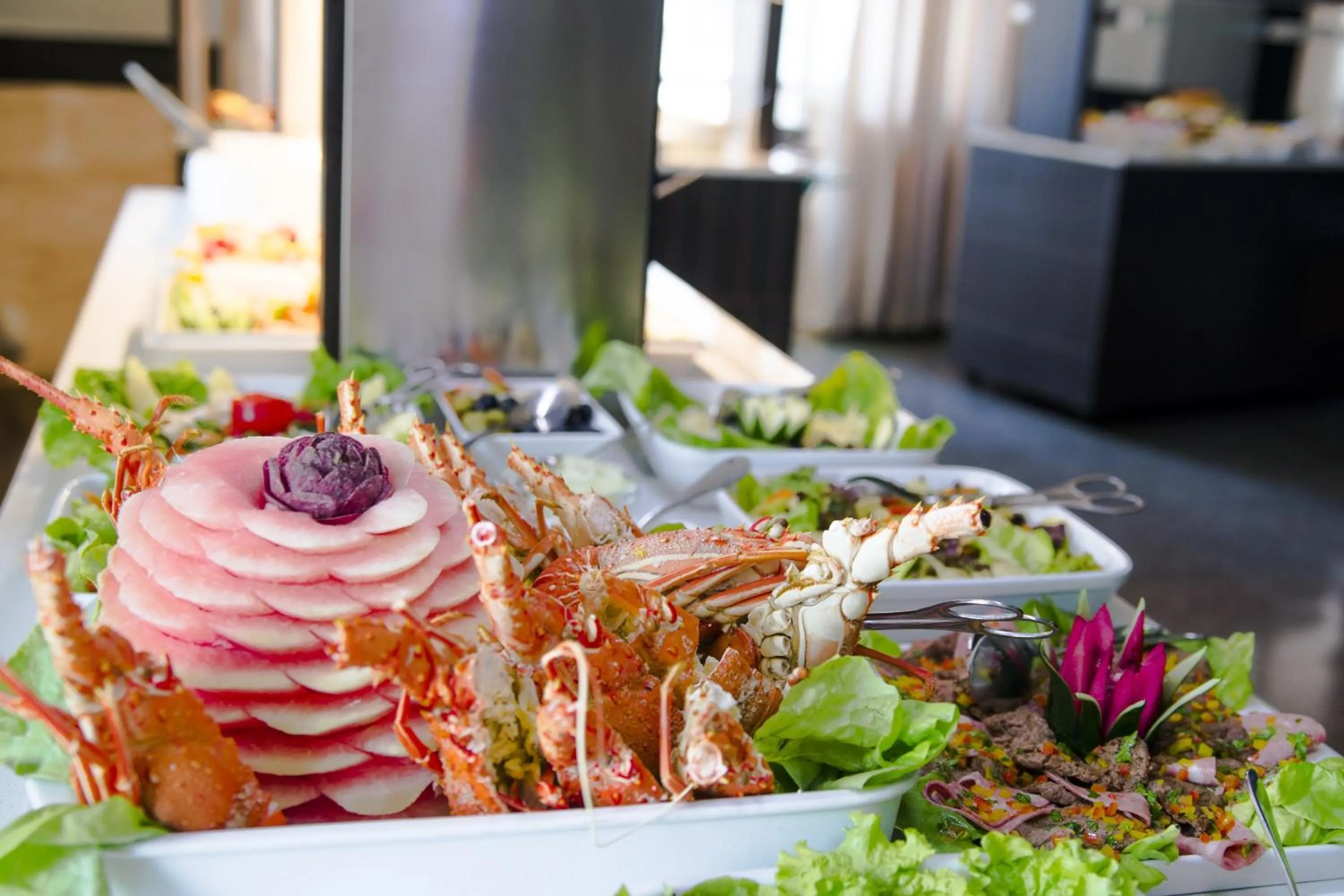 Food and drinks in Hotel Continental Luanda