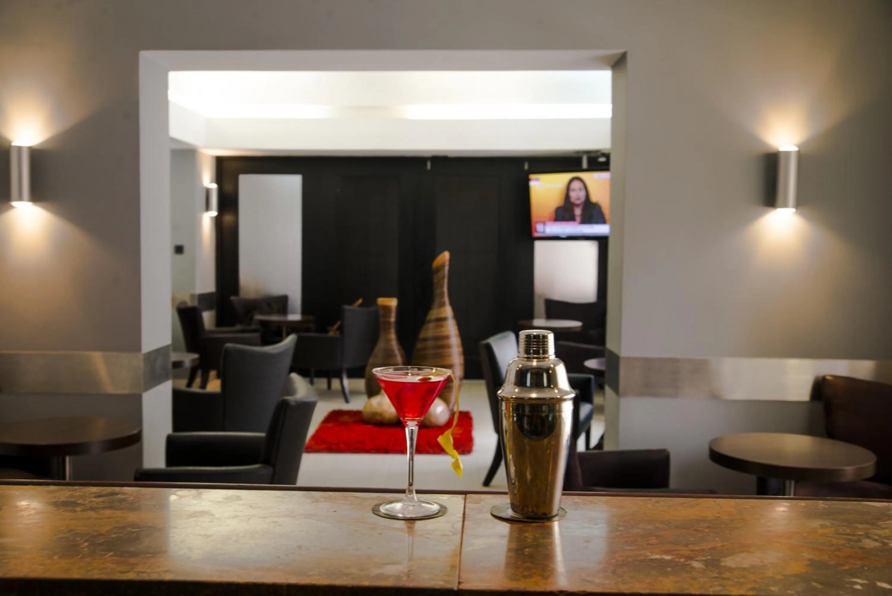 Food and drinks in Hotel Continental Luanda