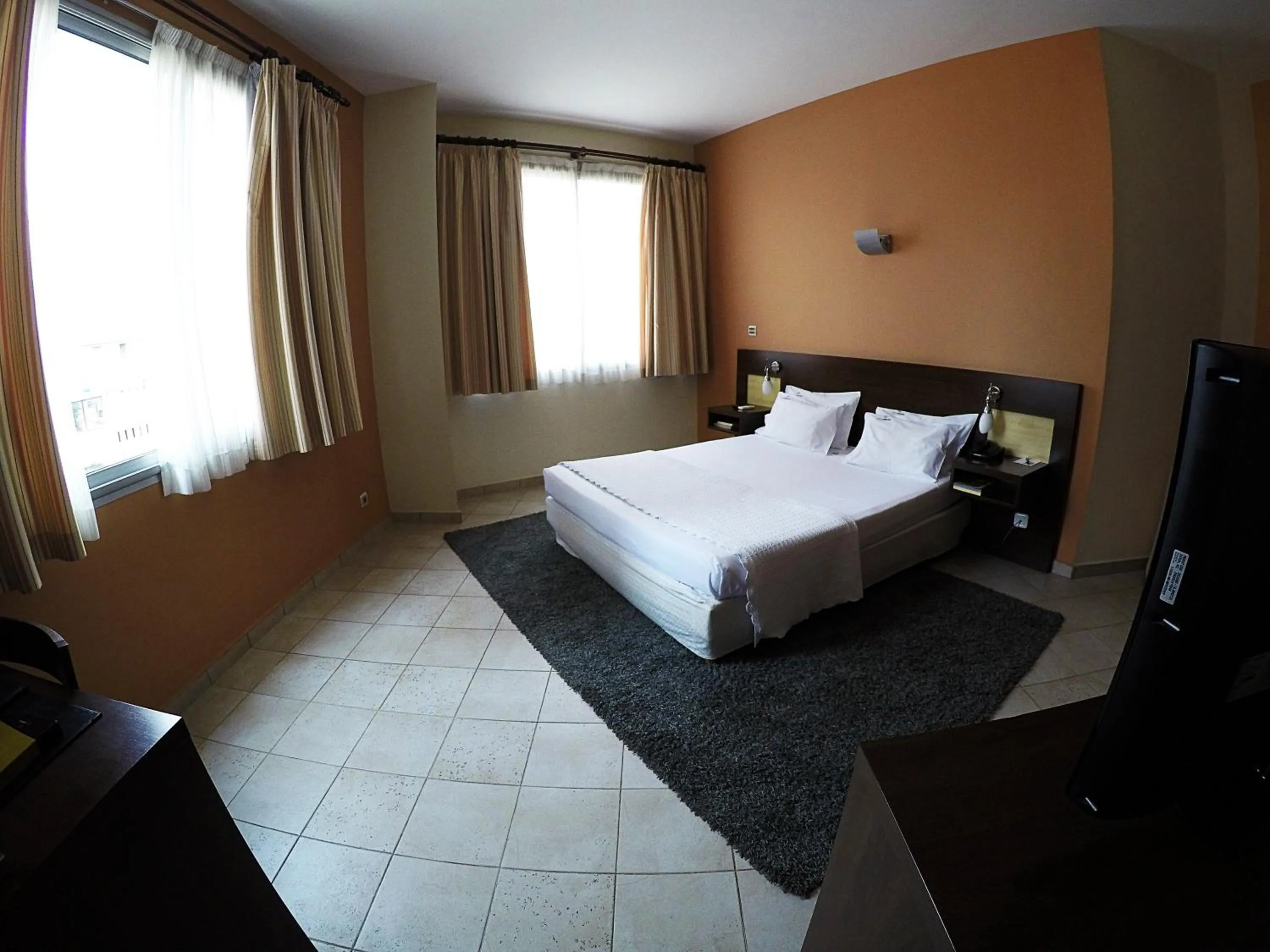 Decorative detail, Bed in Hotel Continental Luanda