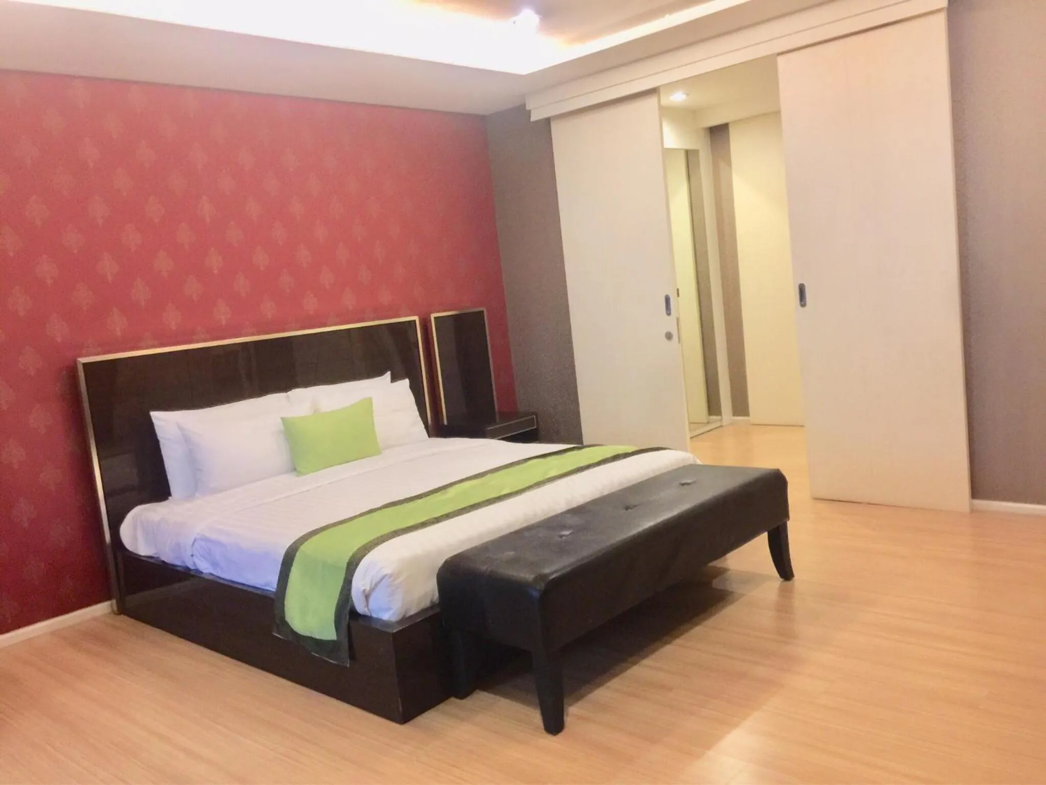 Bed in iCheck inn Skyy Sukhumvit 1