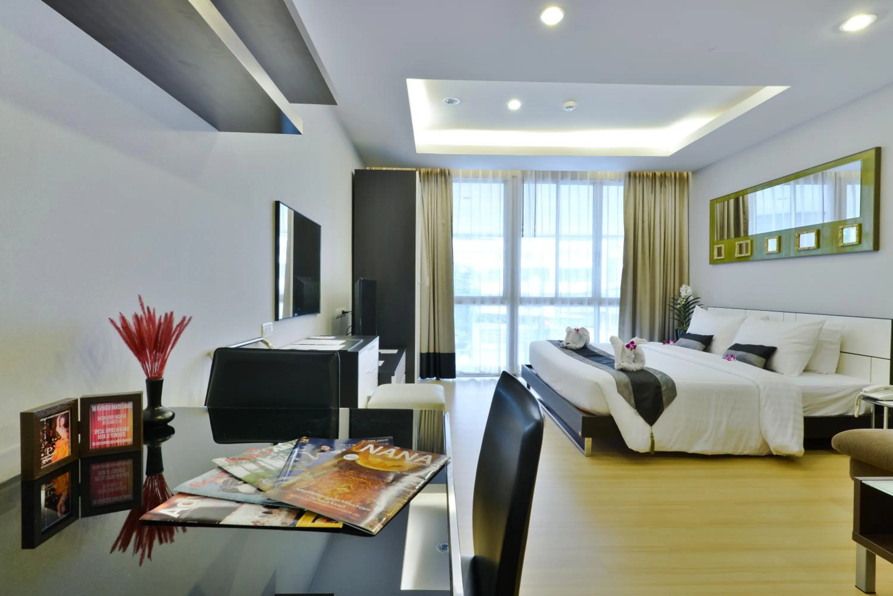 Bed in iCheck inn Skyy Sukhumvit 1