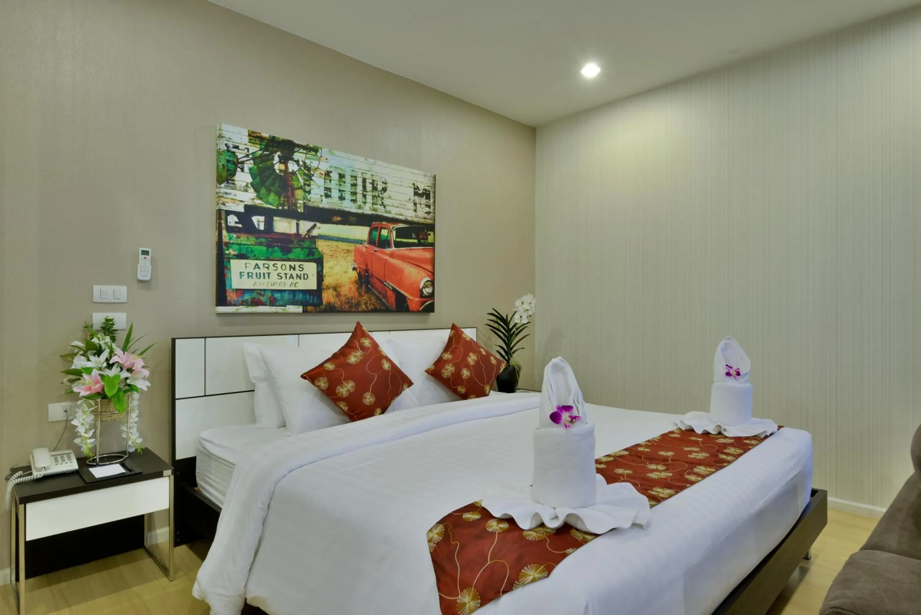 Bed in iCheck inn Skyy Sukhumvit 1