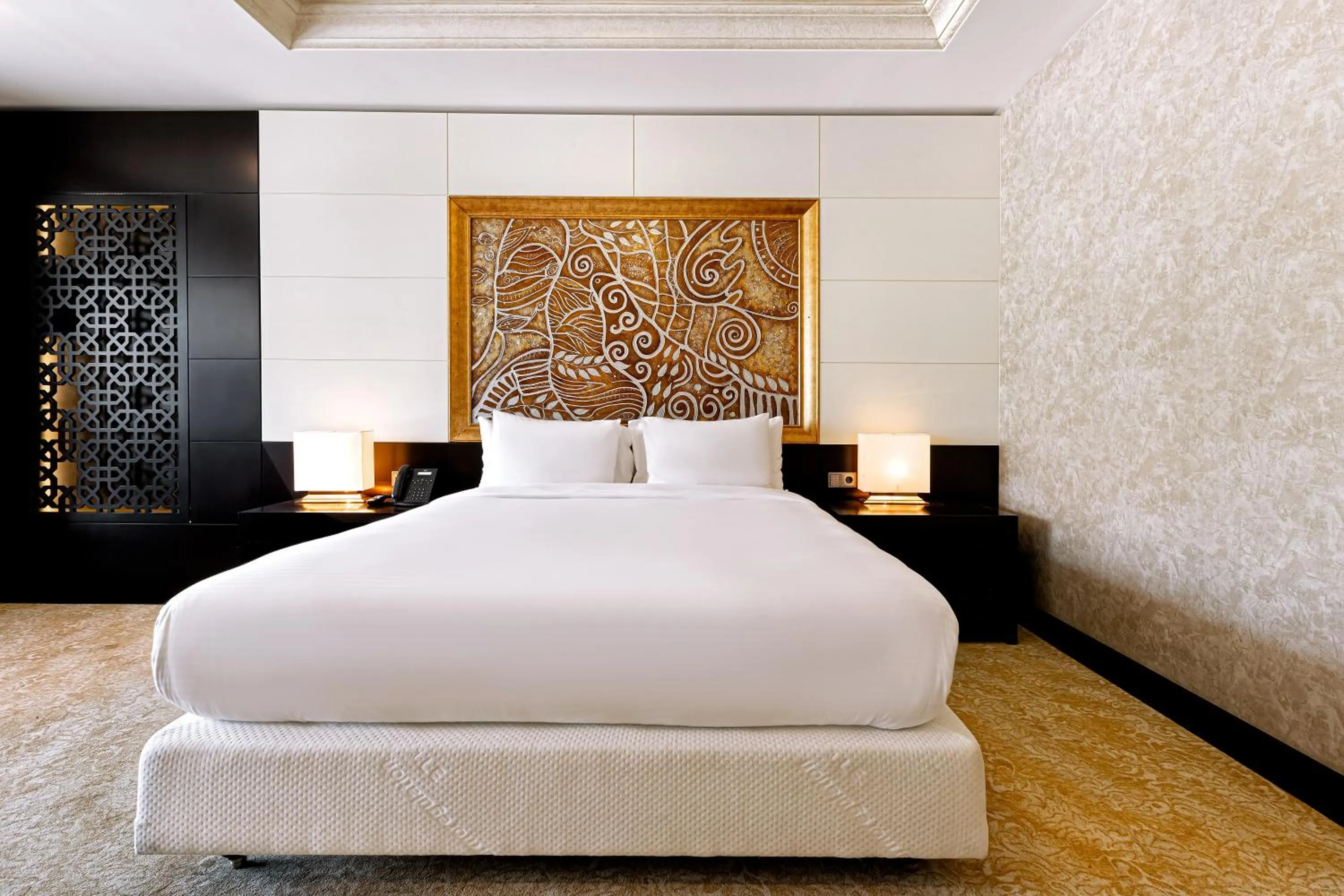 Bed in Shahdag Hotel & Spa