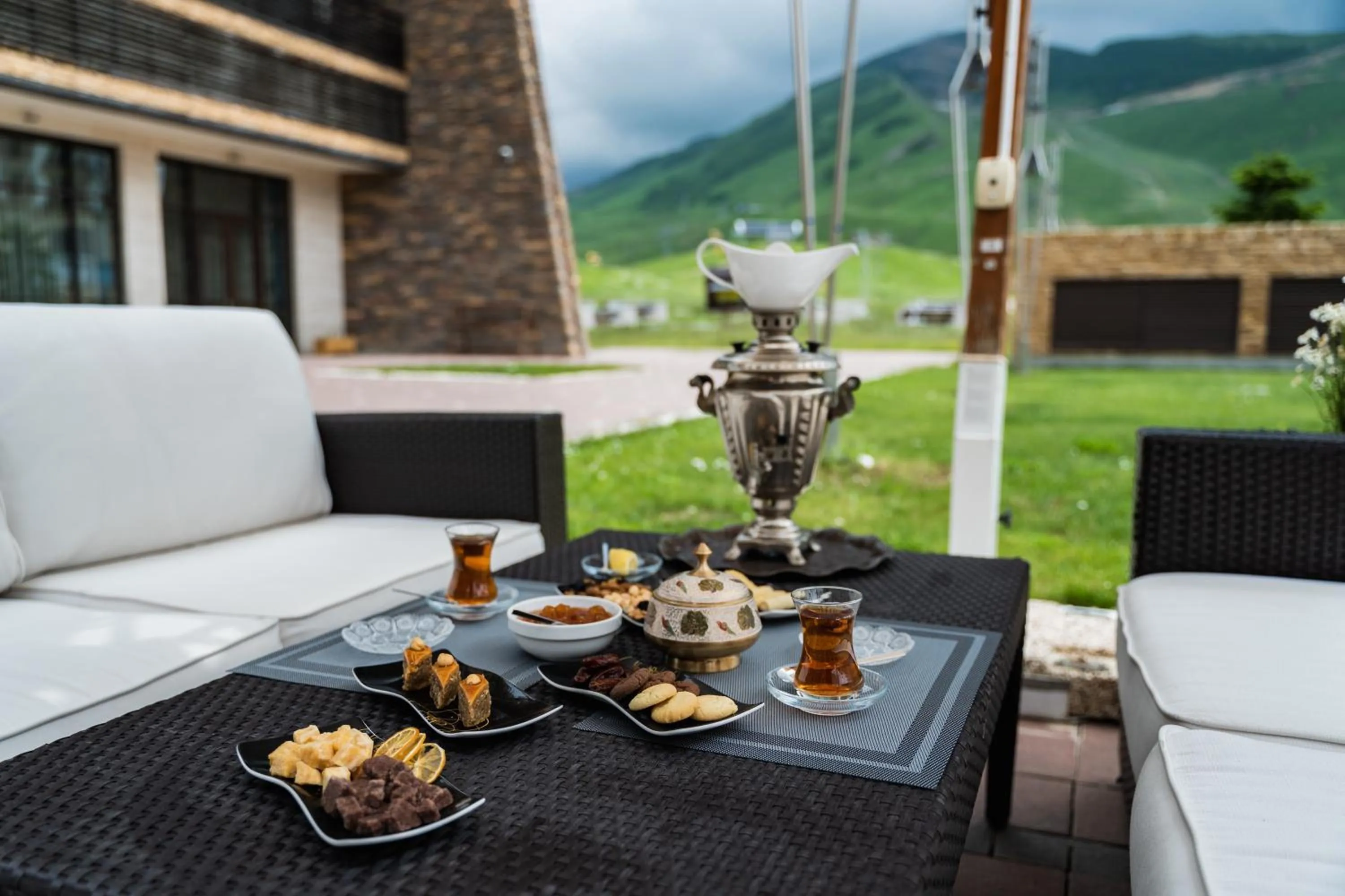 Patio in Shahdag Hotel & Spa