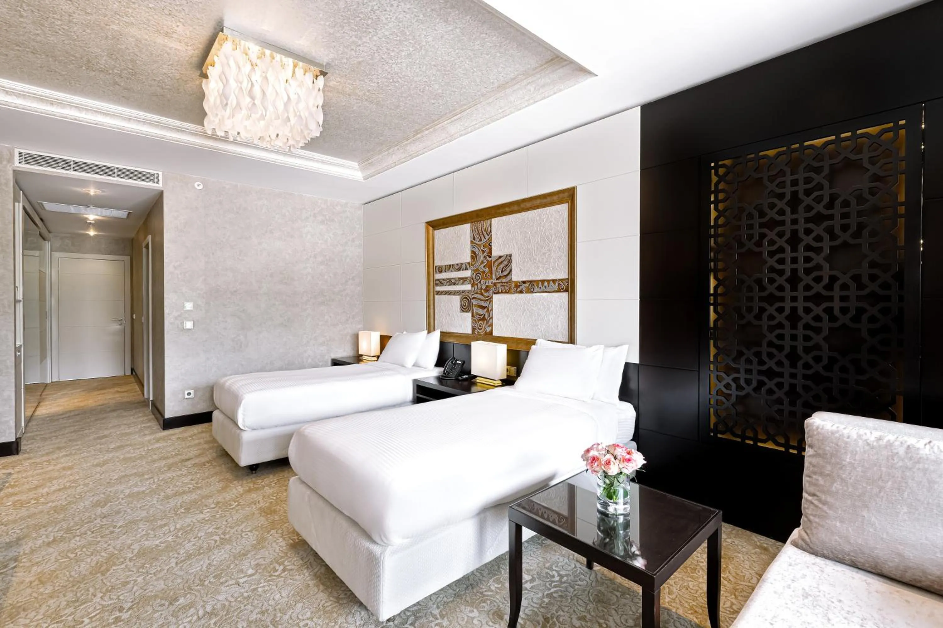 Bed in Shahdag Hotel & Spa