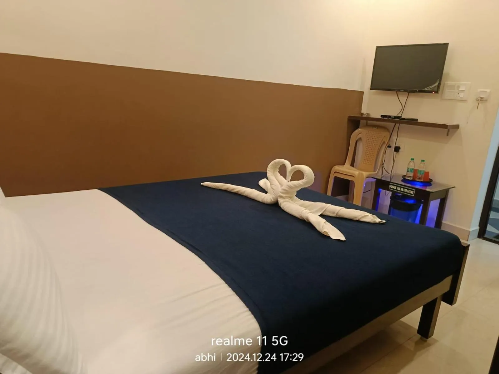 Bed in Thiru Pavilion Retreat