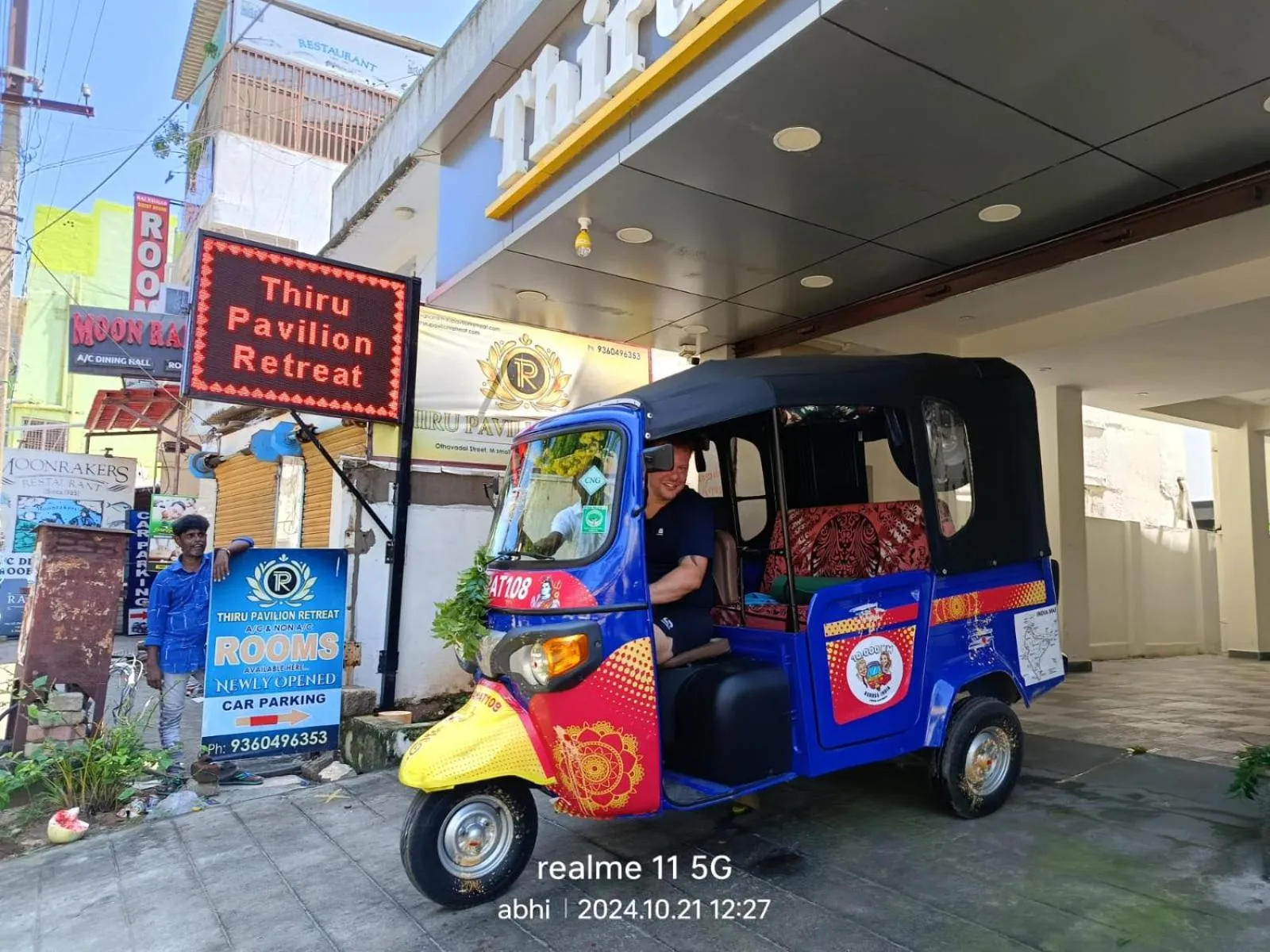 group of guests in Thiru Pavilion Retreat