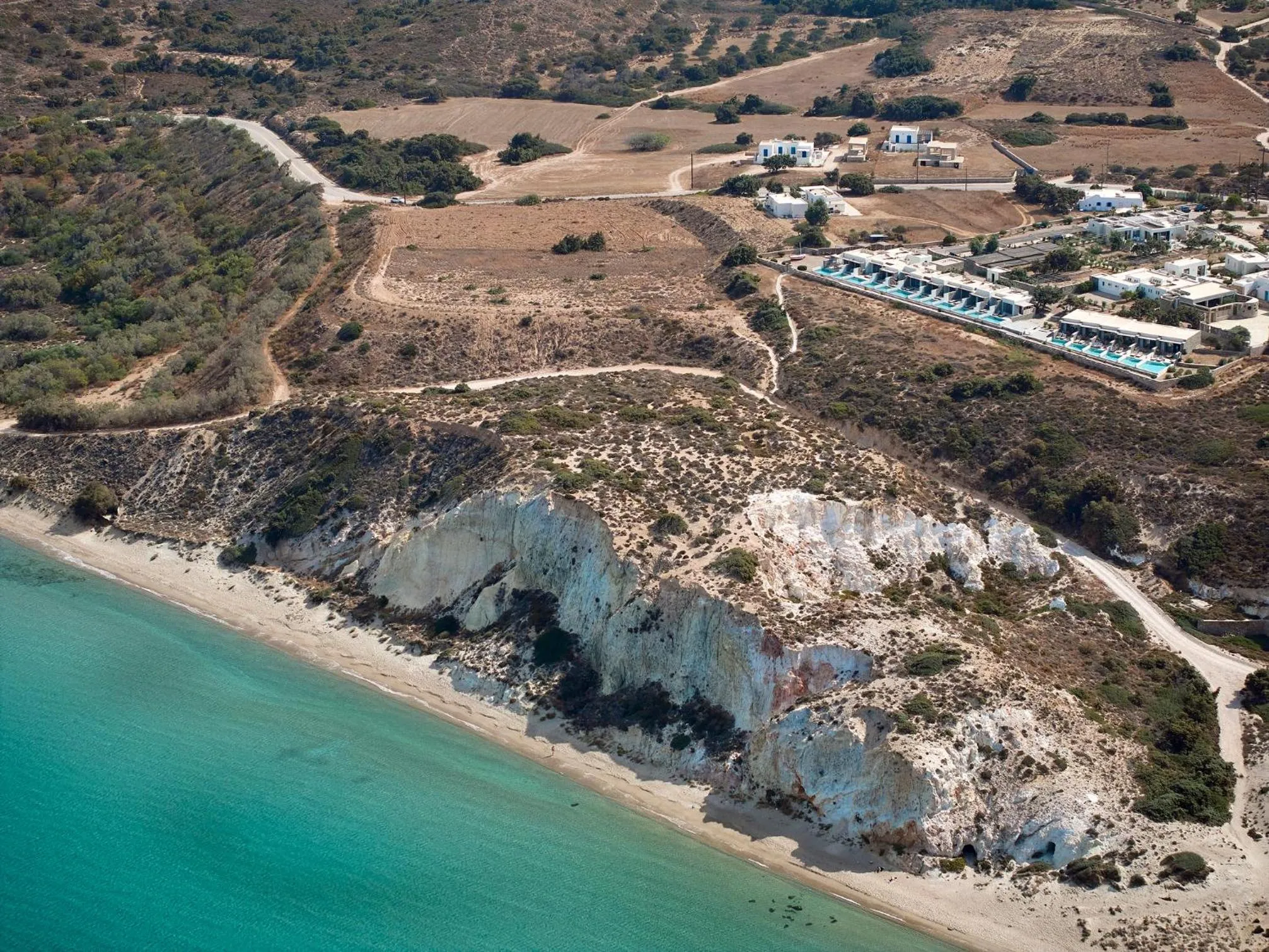 Bird's eye view in Hotel Milos Sea Resort